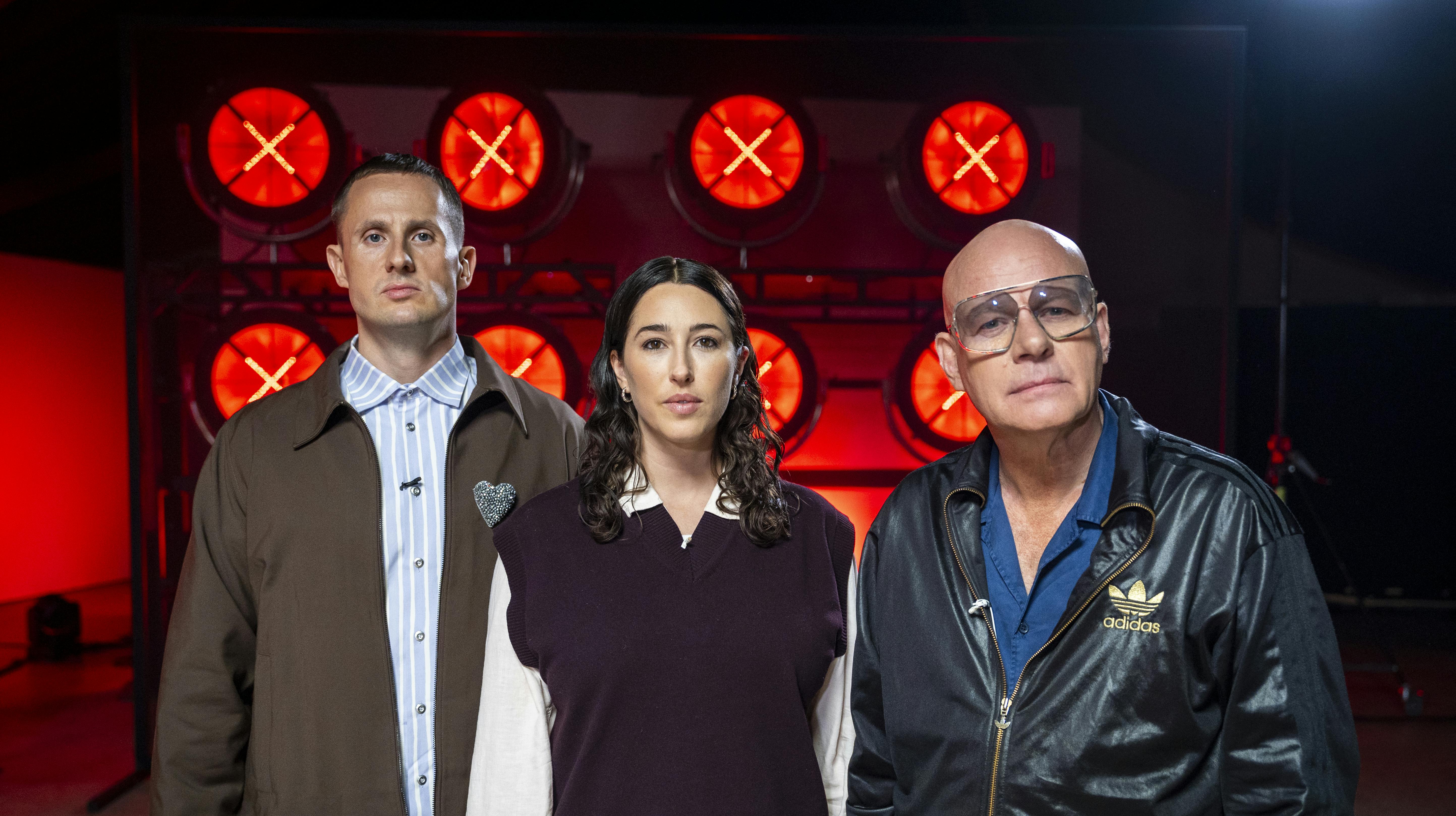 De tre dommere i "X Factor" er Benjamin Hav, Drew Sycamore og Thomas Blachman.