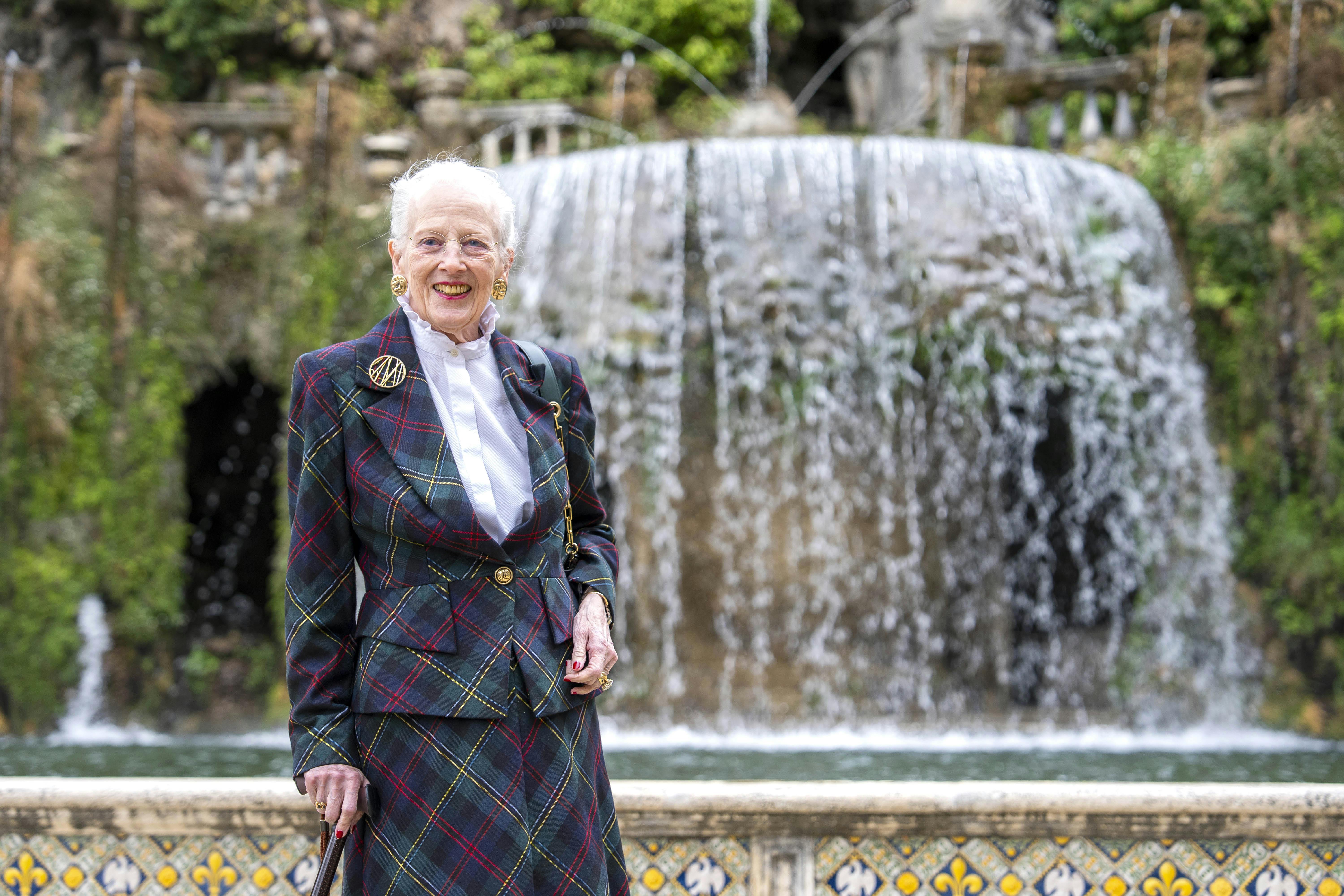 Dronning Margrethe var tidligere på året på en rejse til Rom.