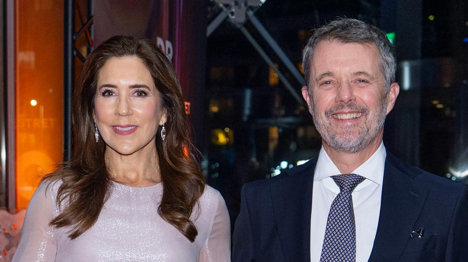 Dronning Mary og kong Frederik.