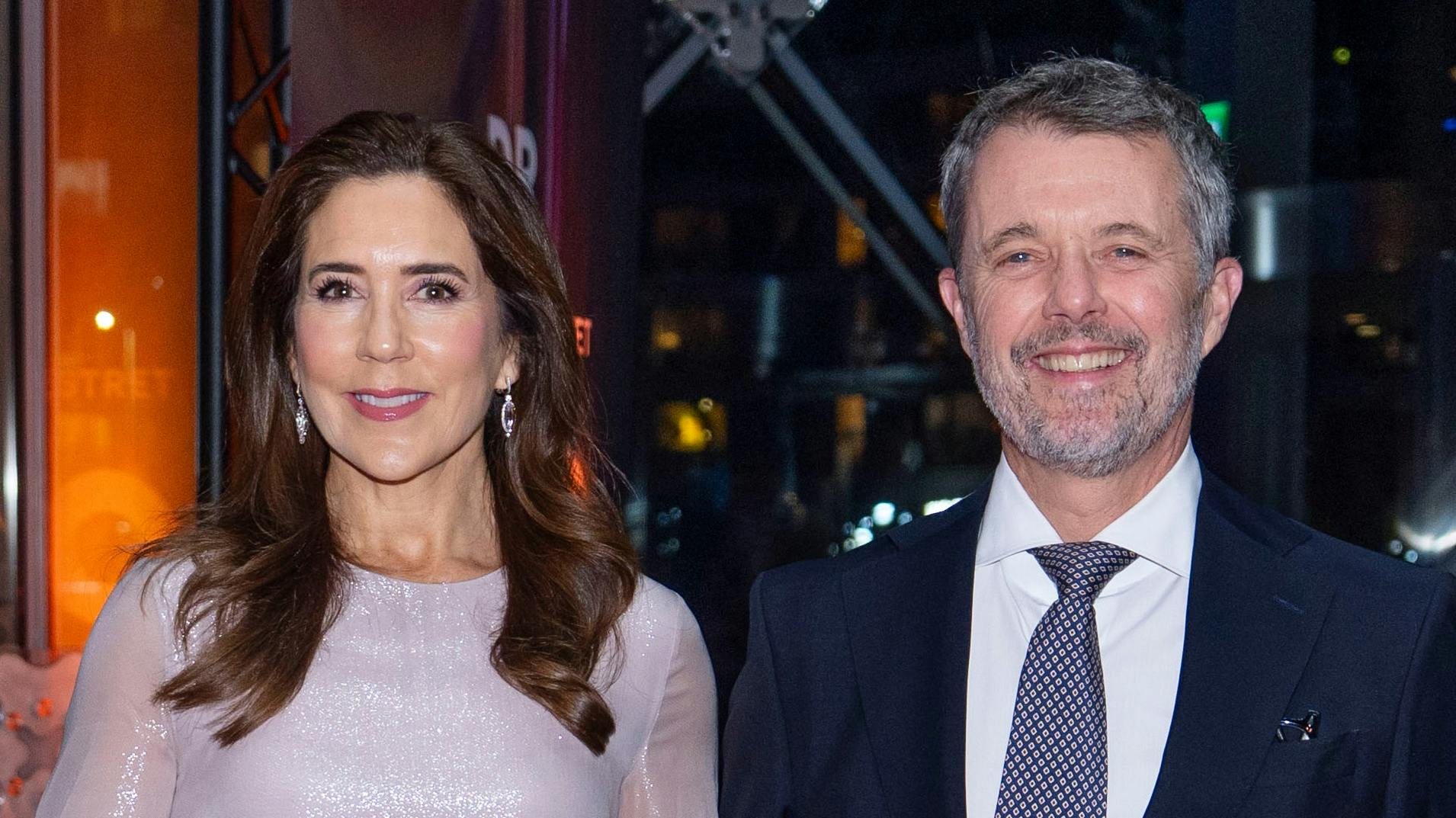 Dronning Mary og kong Frederik.