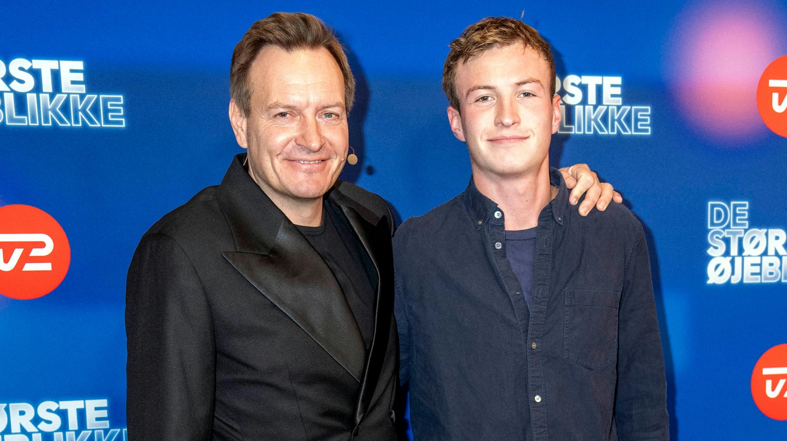 Rasmus Tantholdt med sønnen Emil.