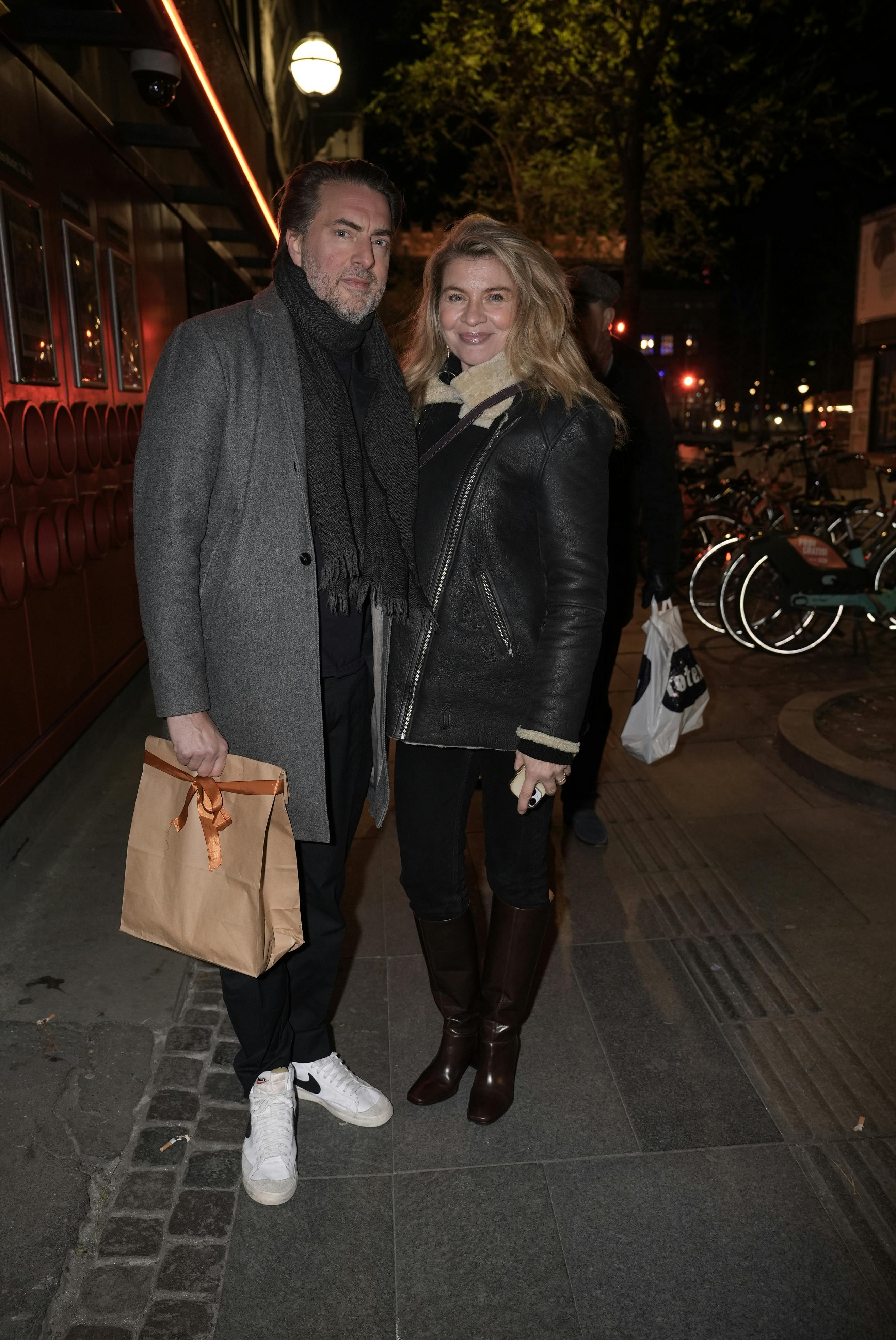 Mille Dinesen med sin kæreste Søren Runge.