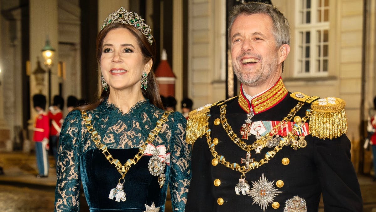 Kongeparret afholder nytårstaffel på Amalienborg 2026
