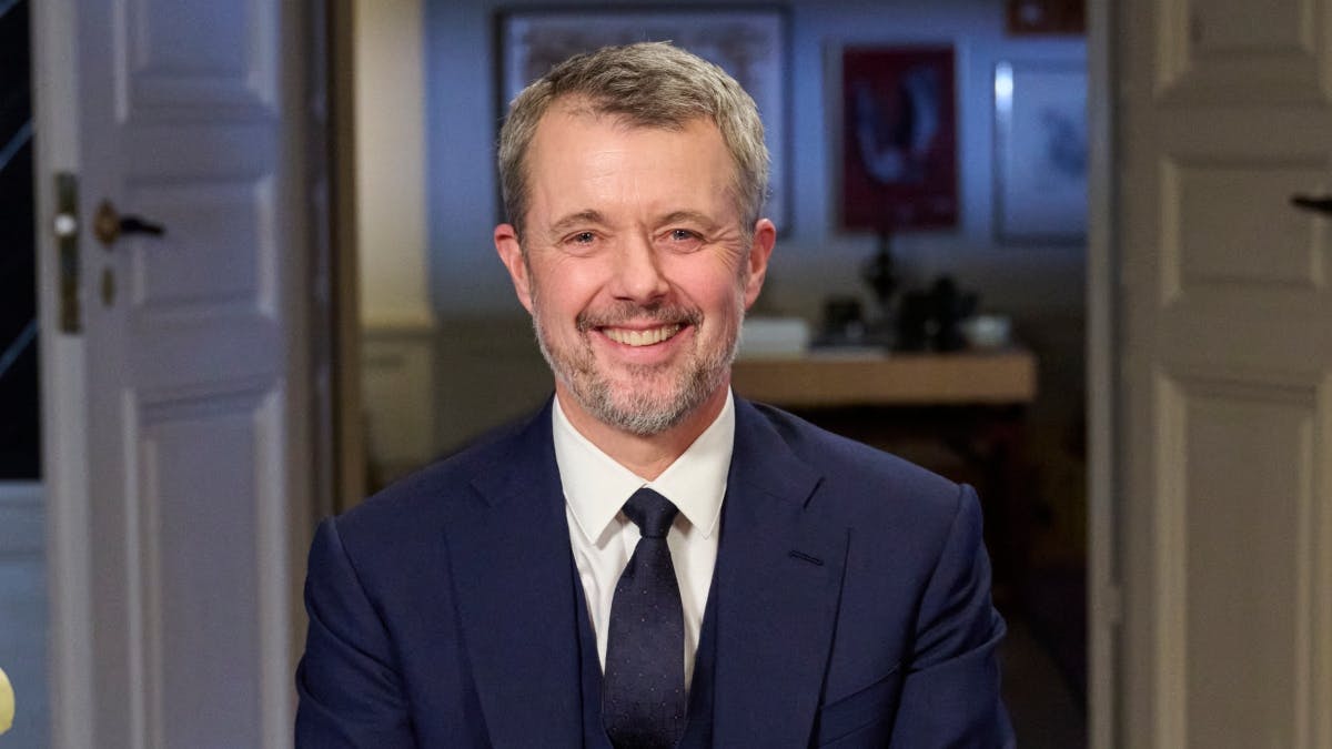 Kong Frederik holdt sin anden nytårstale onsdag aften. 