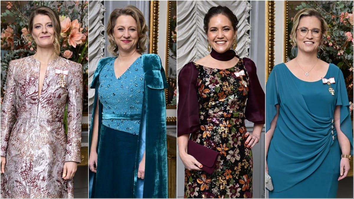 Ane Halsboe-Jørgensen, Sophie Hæstorp Andersen, Marie Bjerre og Stephanie Lose til nytårstaffel. 