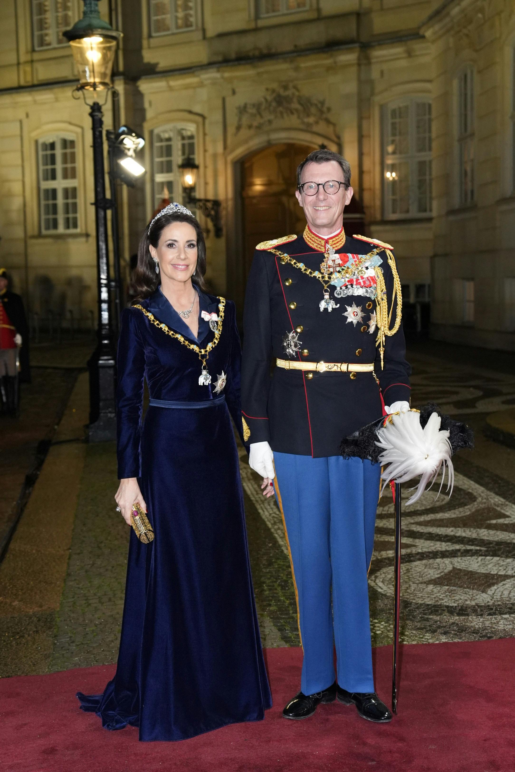 Prins Joachim ankom med prinsesse Marie.