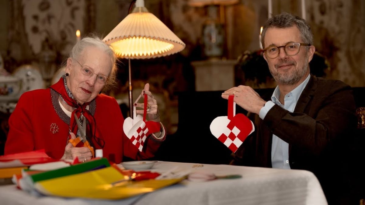 Dronning Margrethe og kong Frederik.