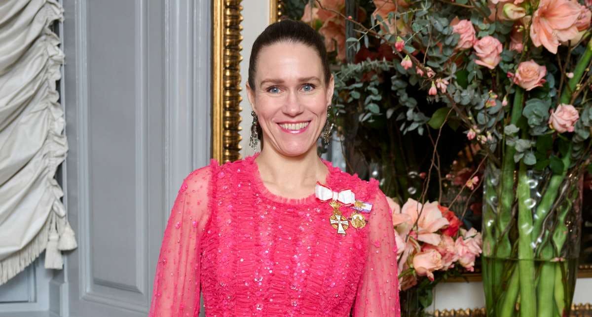 Departementschef i Statsministeriet Barbara Bertelsen til nytårskur og -taffel på Amalienborg 1. januar 2026.