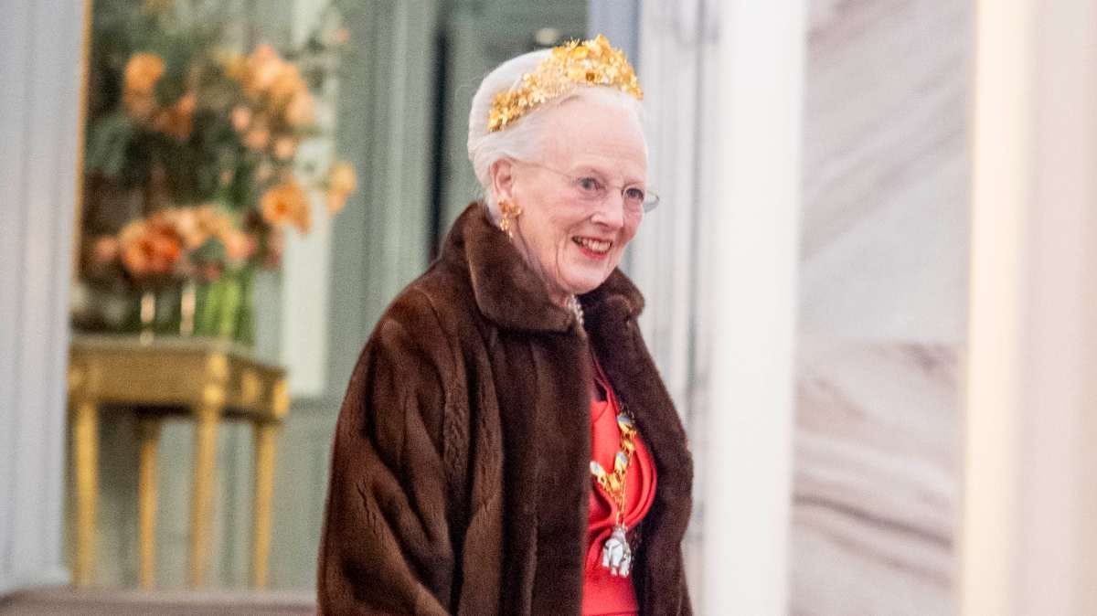 Dronning Margrethe til nytårskur og -taffel den 1. januar 2026.