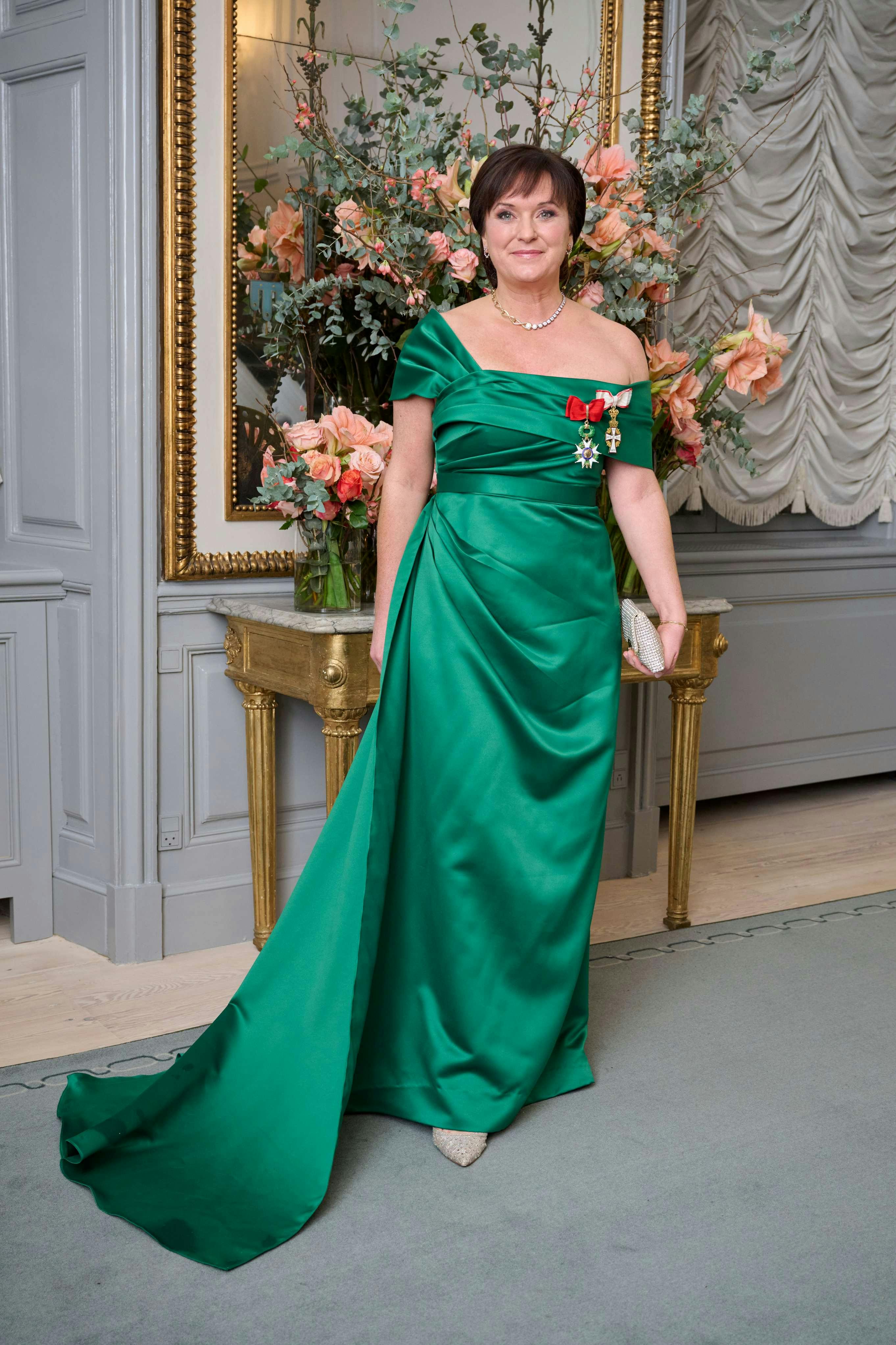 Indenrigs- og sundhedsminister Sophie Løhde til nytårskur og -taffel hos kong Frederik og dronning Mary den 1. januar 2026.