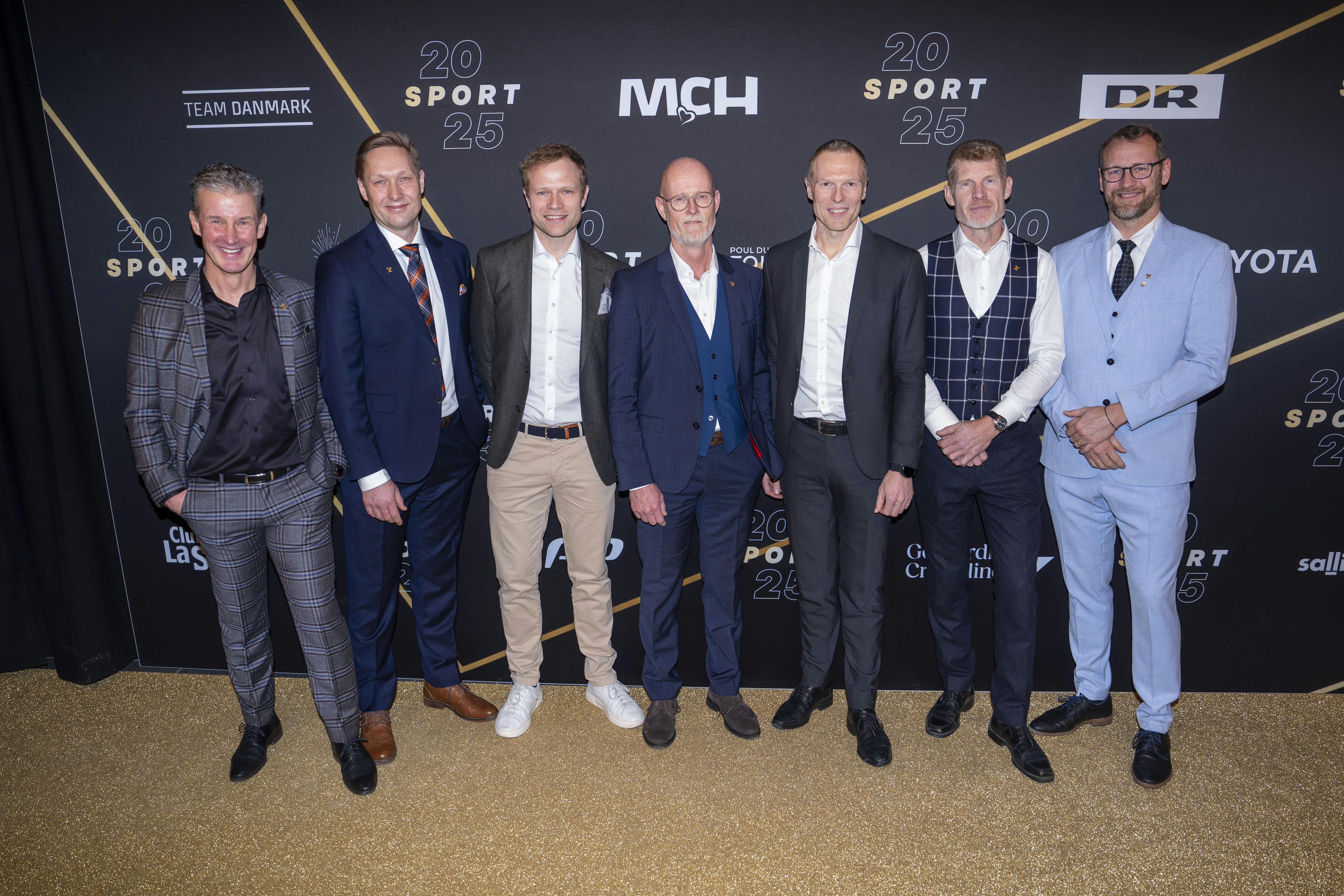 Her er det Victor Feddersen, Mads Kruse-Andersen, Morten Jørgensen, Niels Laulund, Eskild Ebbesen, Thomas Ebert og Thor Kristensen.