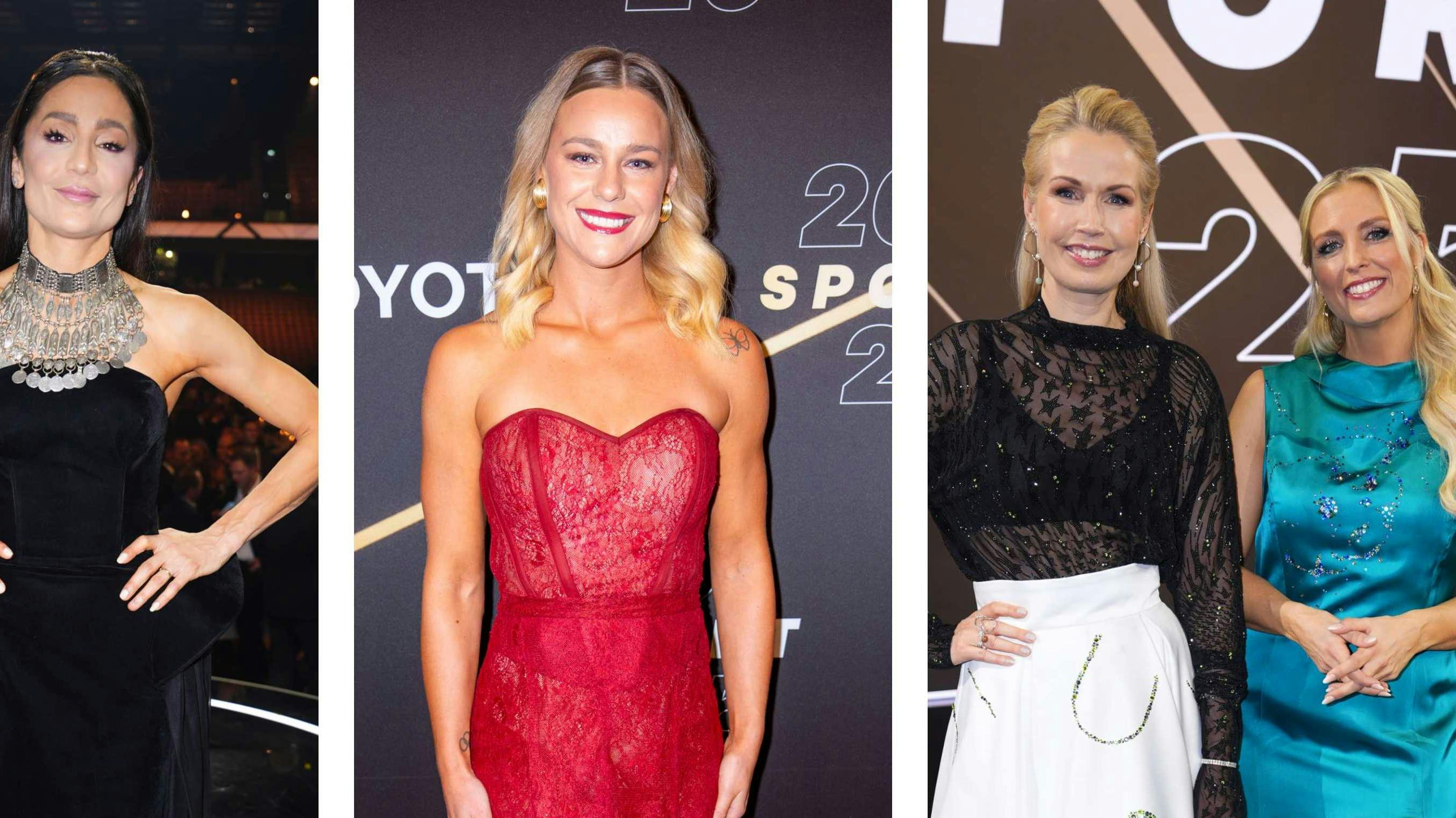 Nadia Nadim, Pernille Blume, Tina Müller og Josefine Høgh til Sport 2025 i Herning.