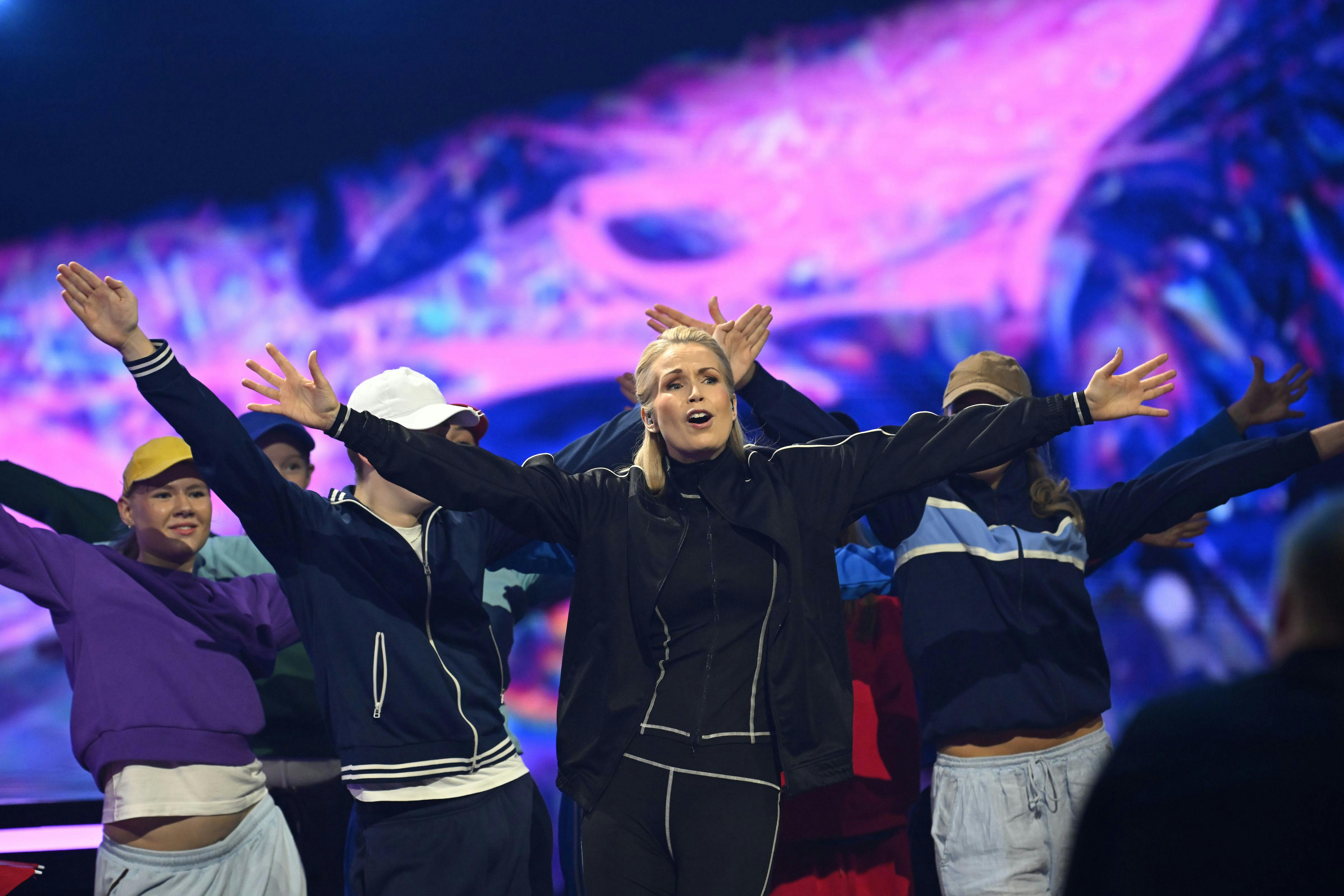 Tina Müller indledte "Sport 2025" med lidt af en optræden.