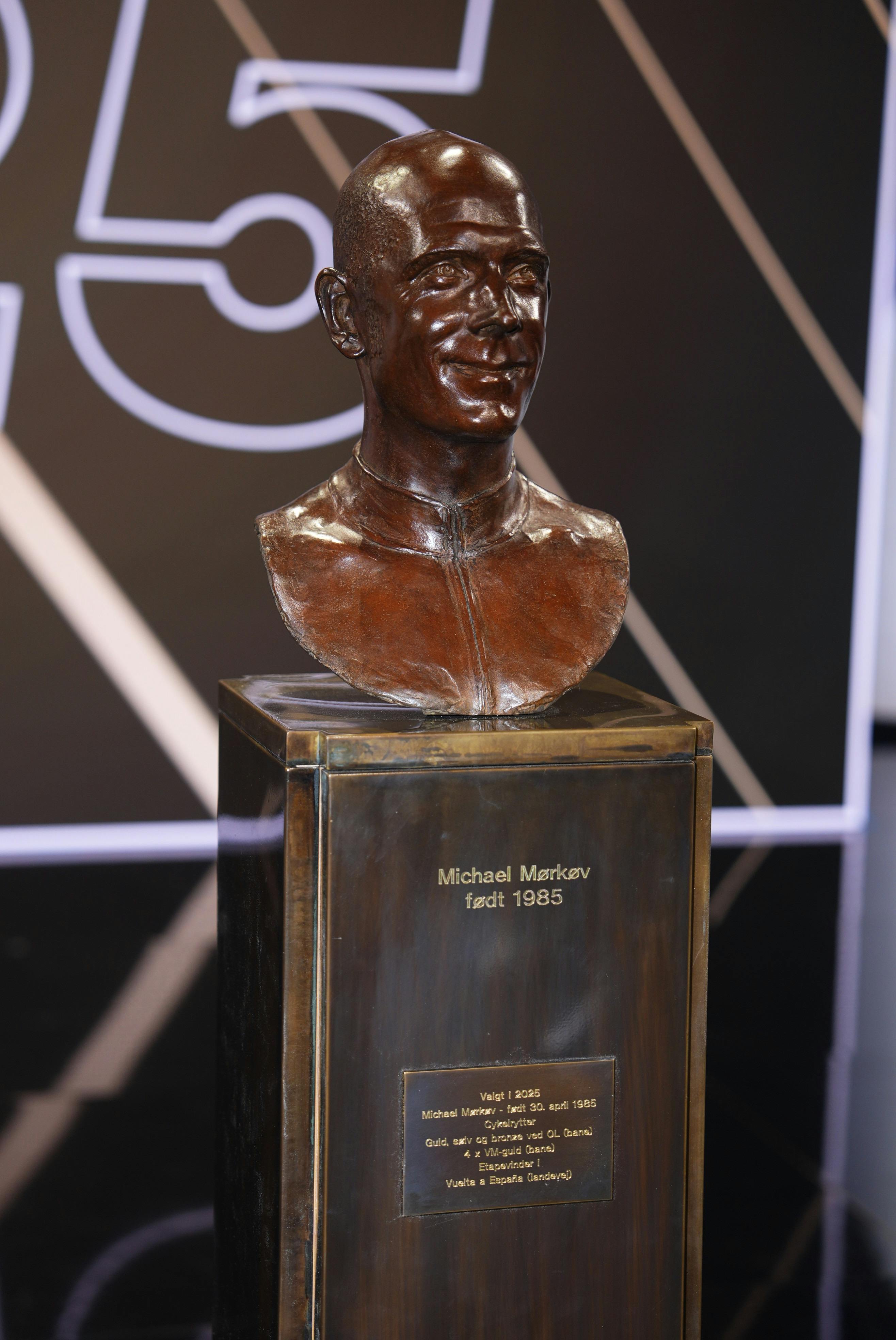 Michael Mørkøvs nye buste.