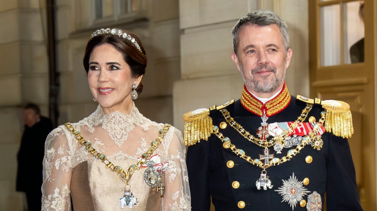 Dronning Mary og kong Frederik