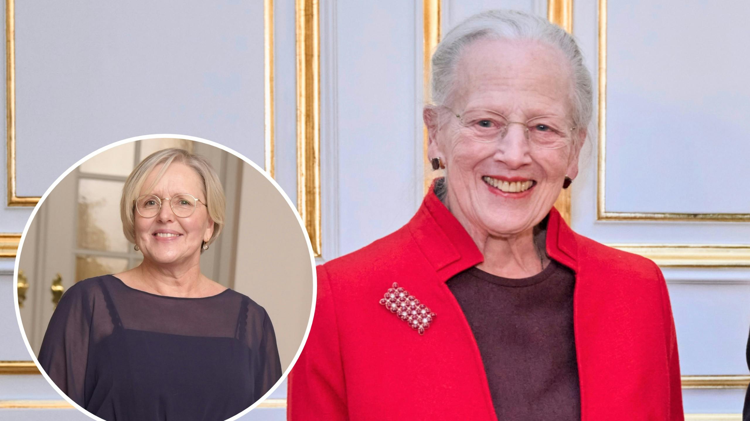 Dronning Margrethe samt den tyske ambassadør i Danmark, Anke Meyer.