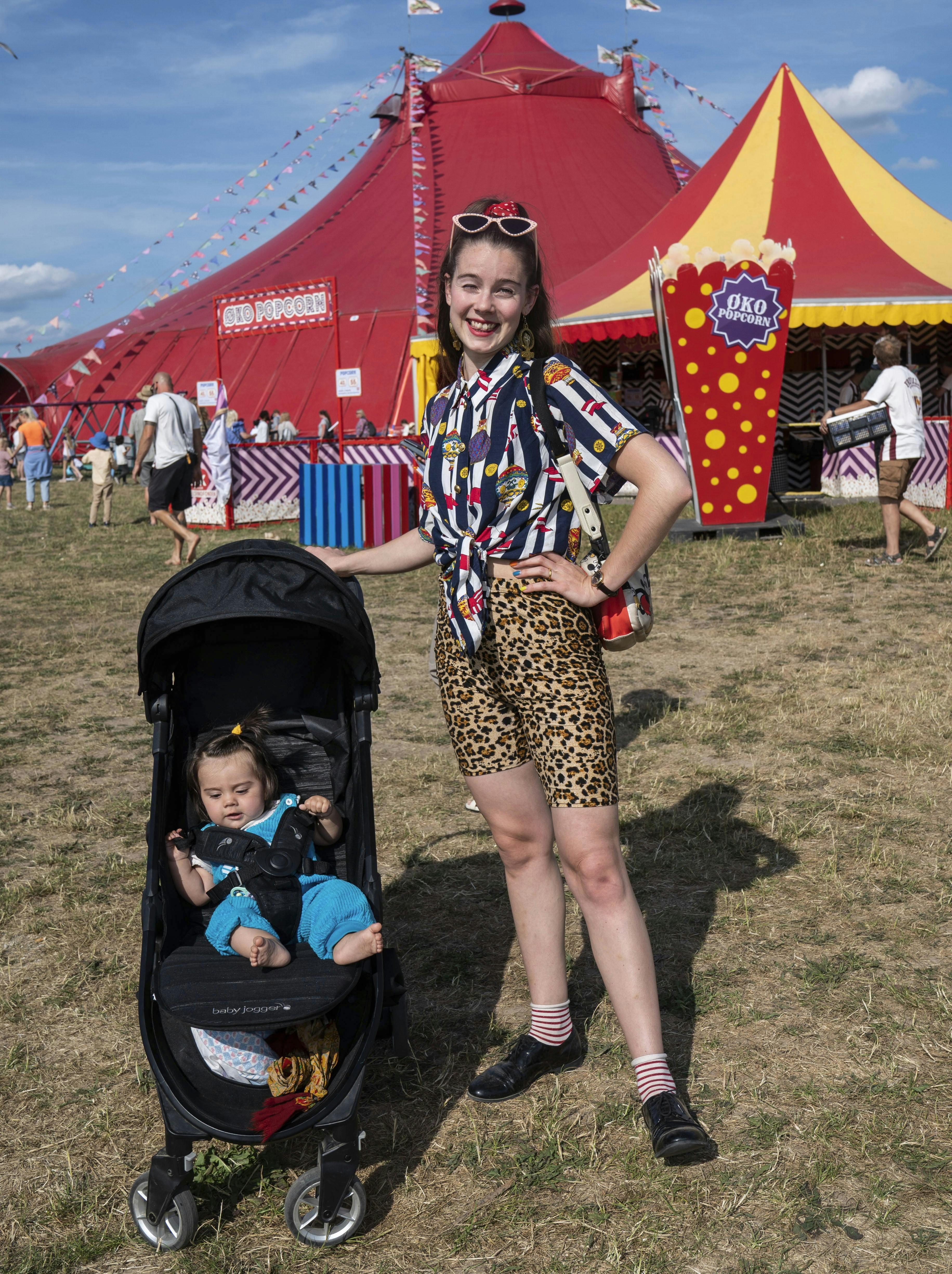 Coco Hjardemaal og datteren Juno.