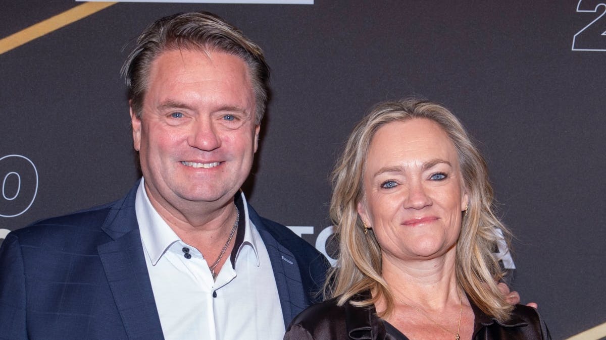 Johnny Hansen og hustruen Gitte