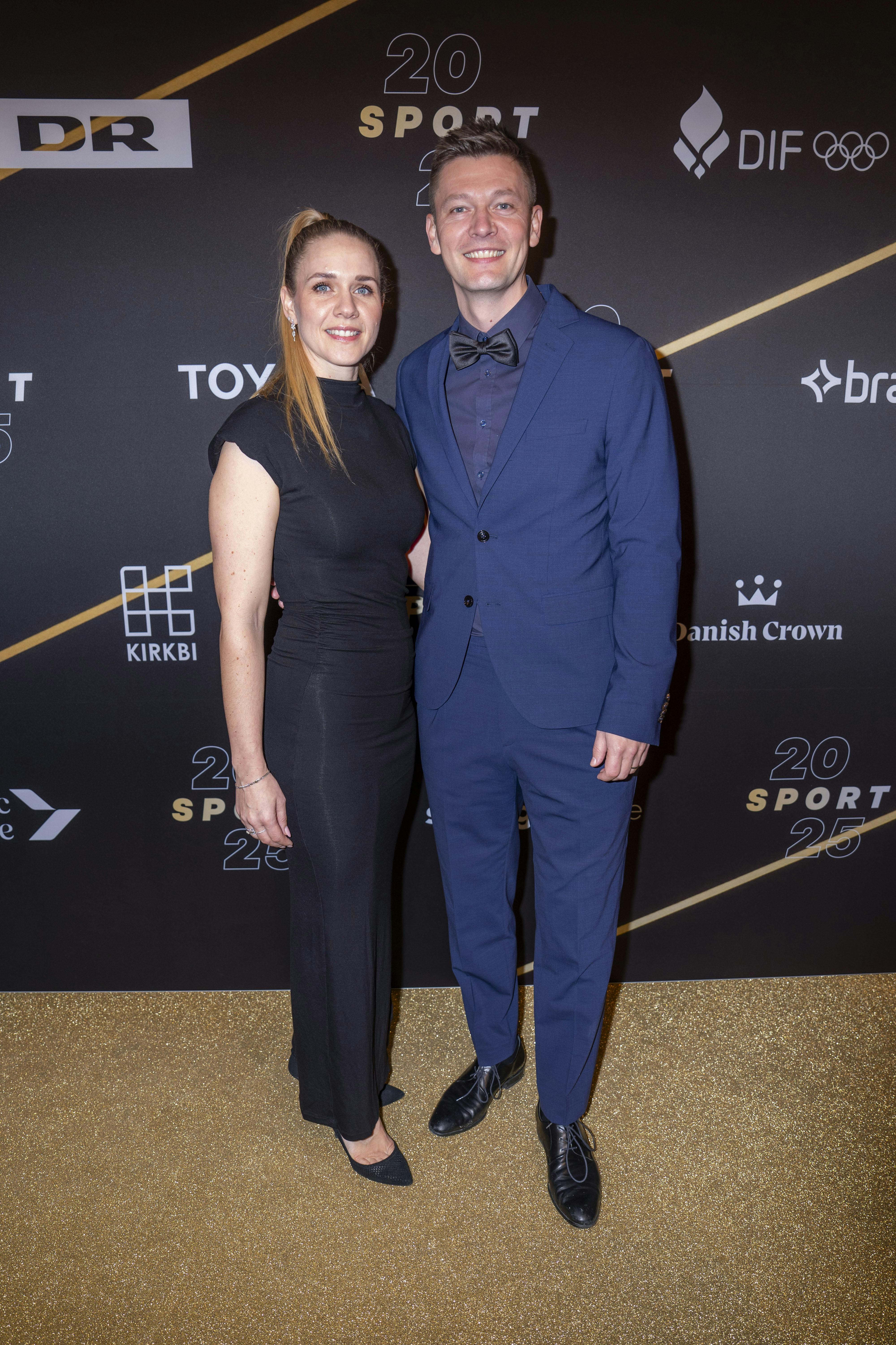 Lasse Svan havde forleden sin hustru, Sara Jemon Svan, med til "Sport 2025". 
