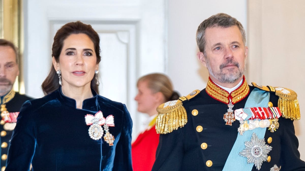 Dronning Mary og kong Frederik