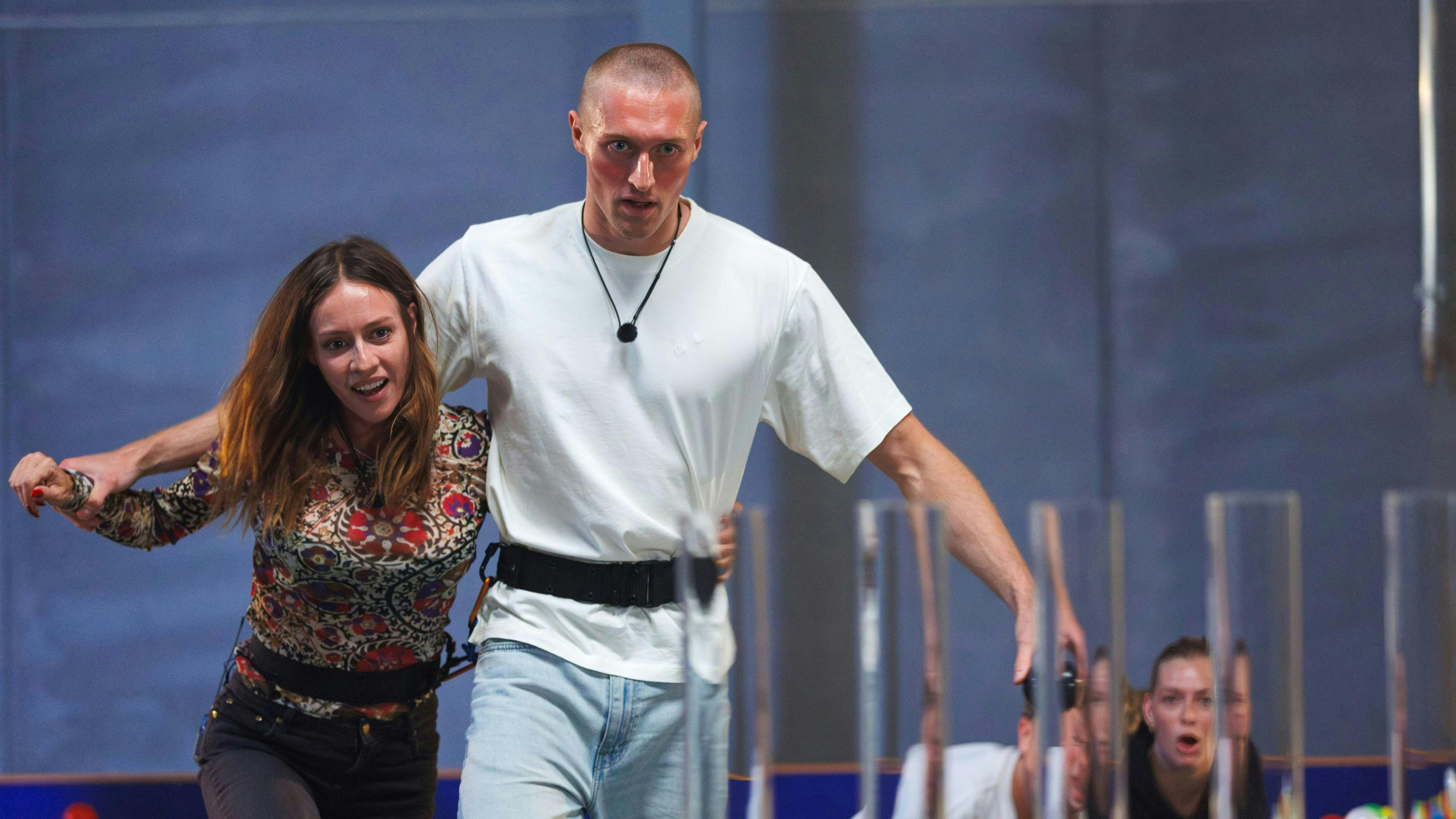 Cecilie Lassen og Victor Emil i "Spillet".