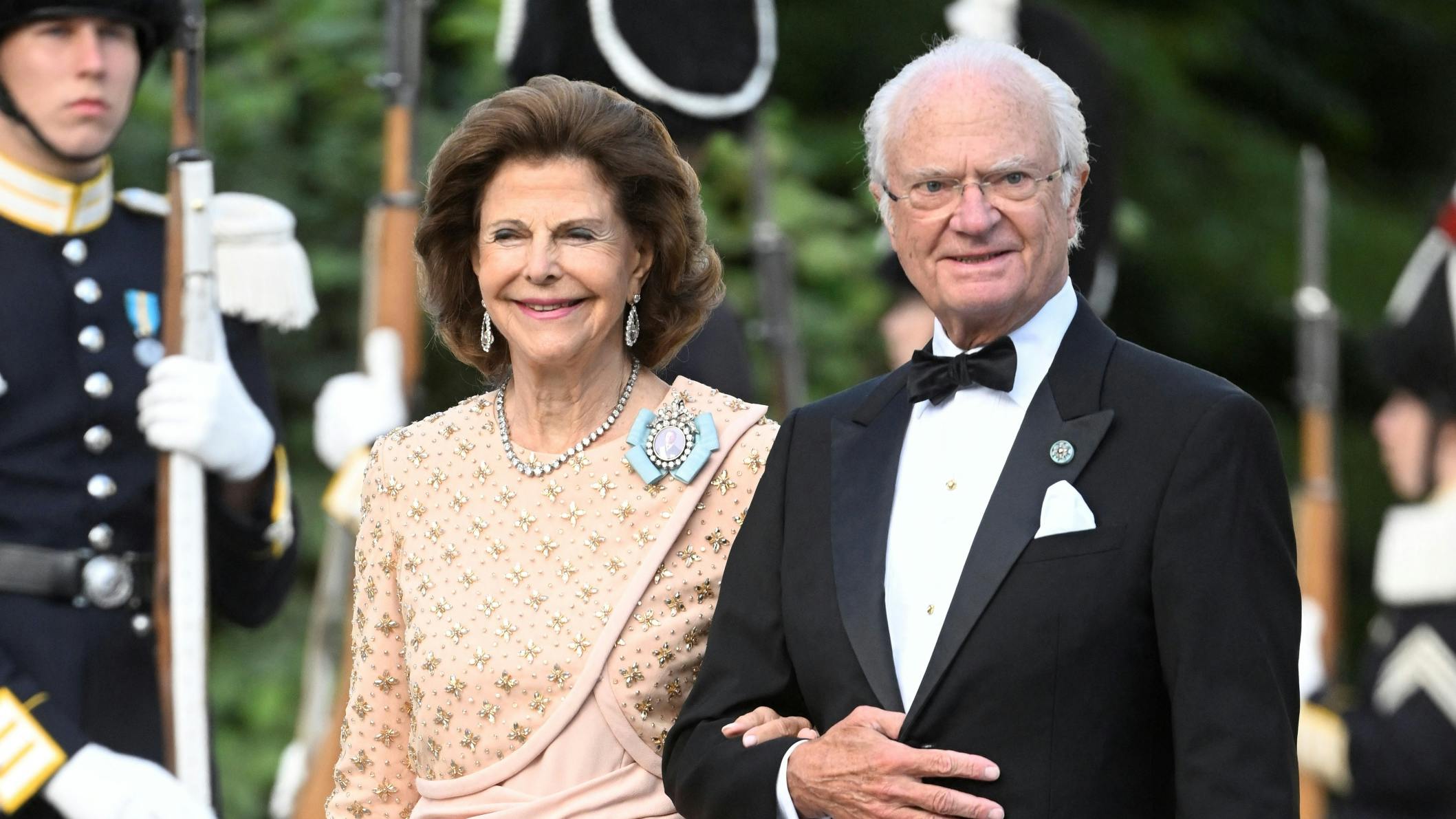 Dronning Silvia og kong Carl Gustaf. 