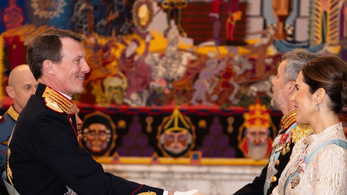 Prins Joachim til nytårskur hos kongeparret den 6. januar 2026. 