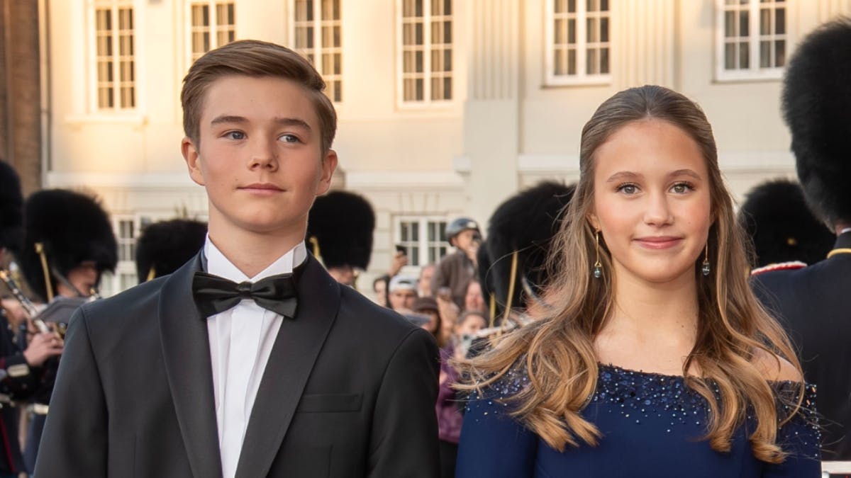 Prins Vincent og prinsesse Josephine i forbindelse med prinsesse Isabellas fødselsdag i 2025.&nbsp;
