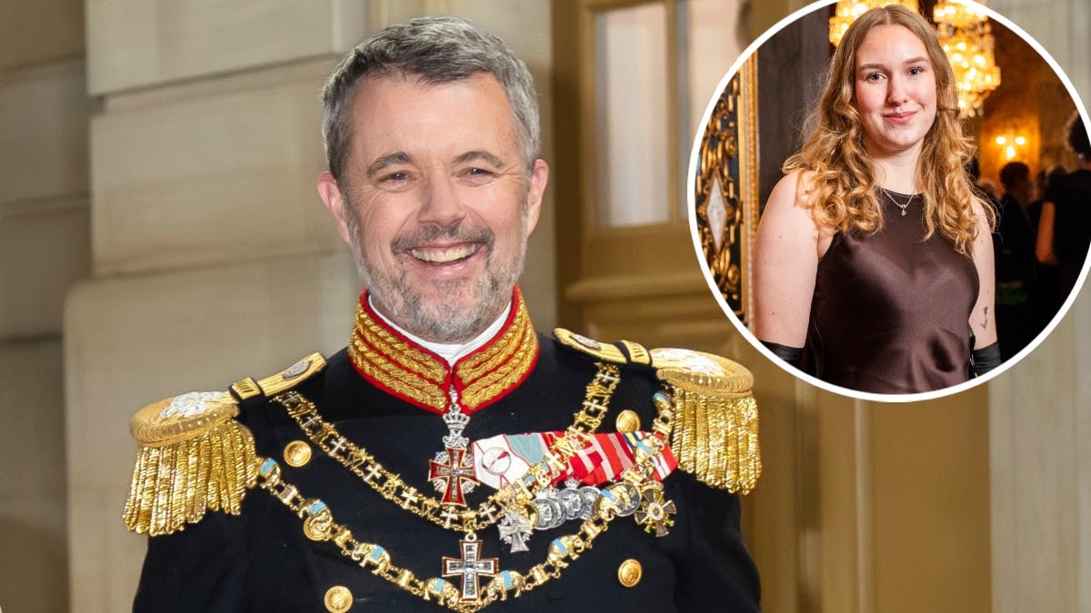 Frejas svar fik kong Frederik til at grine: Det sagde hun til ham |  BILLED-BLADET
