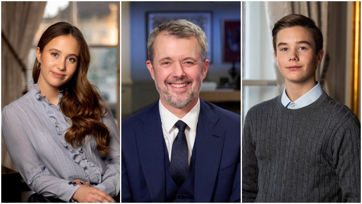 Kong Frederik var på officiel opgave på prinsesse Josephine og prins Vincents fødselsdag.&nbsp;