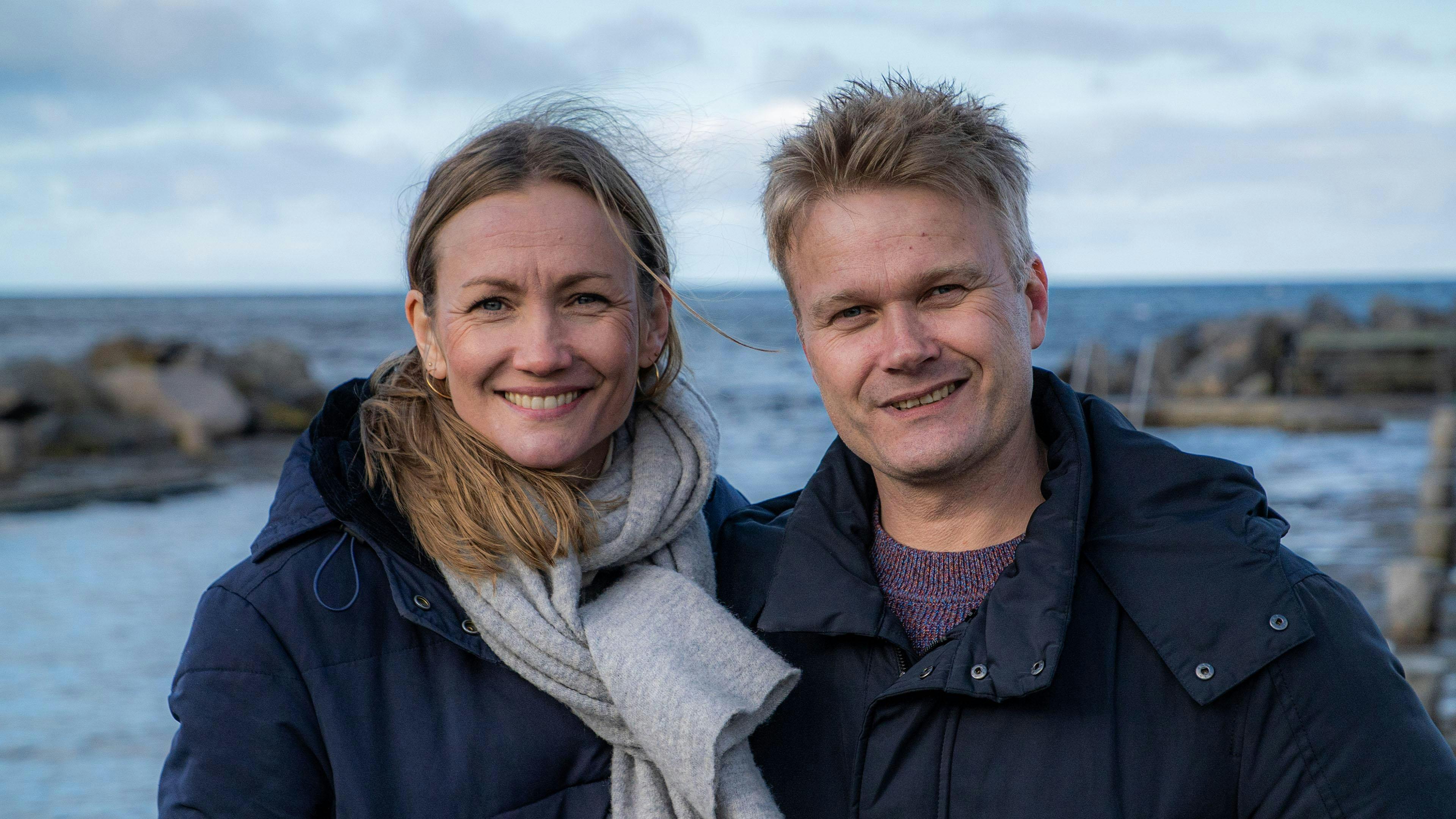Sara Lygum og Christian Borregaard fra TV 2-programmet ”Beliggenhed, beliggenhed, beliggenhed”. 