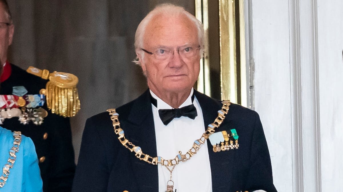 Kong Carl Gustaf talte om sitationens alvor