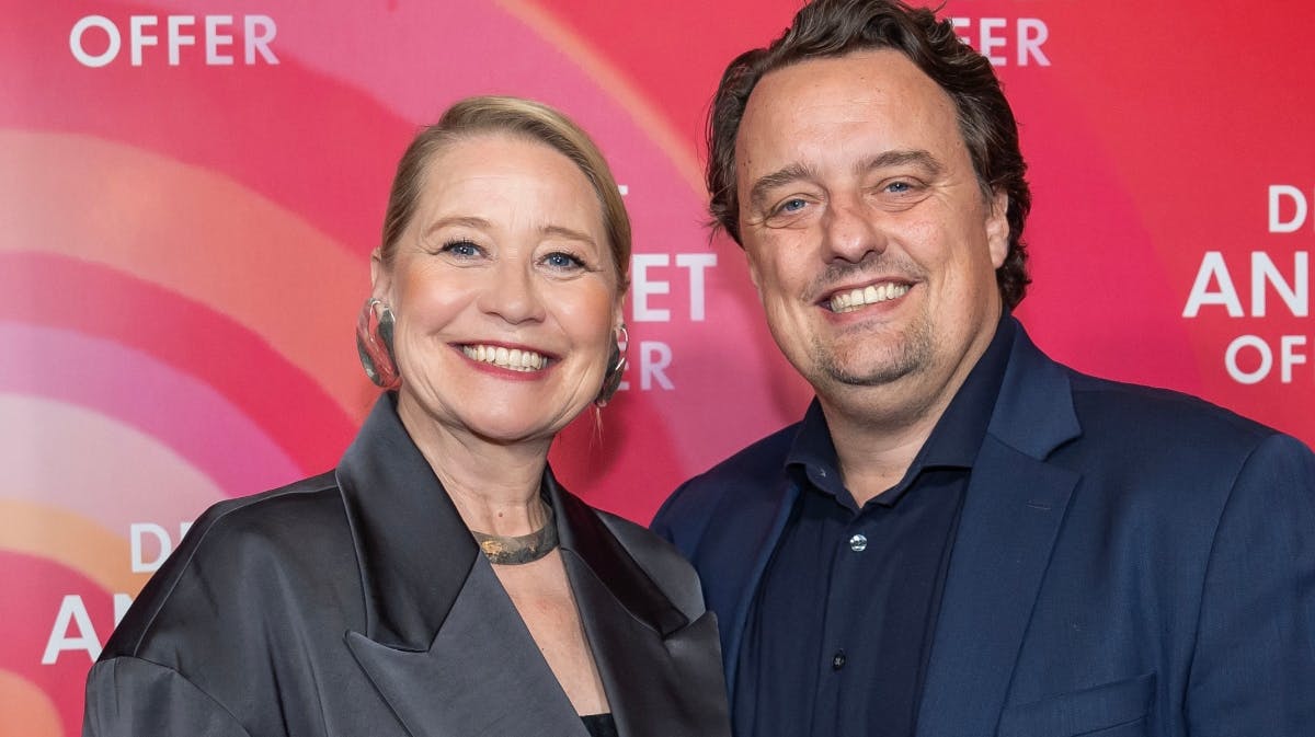 Trine Dyrholm og Niclas Bendixen nyder livet sammen