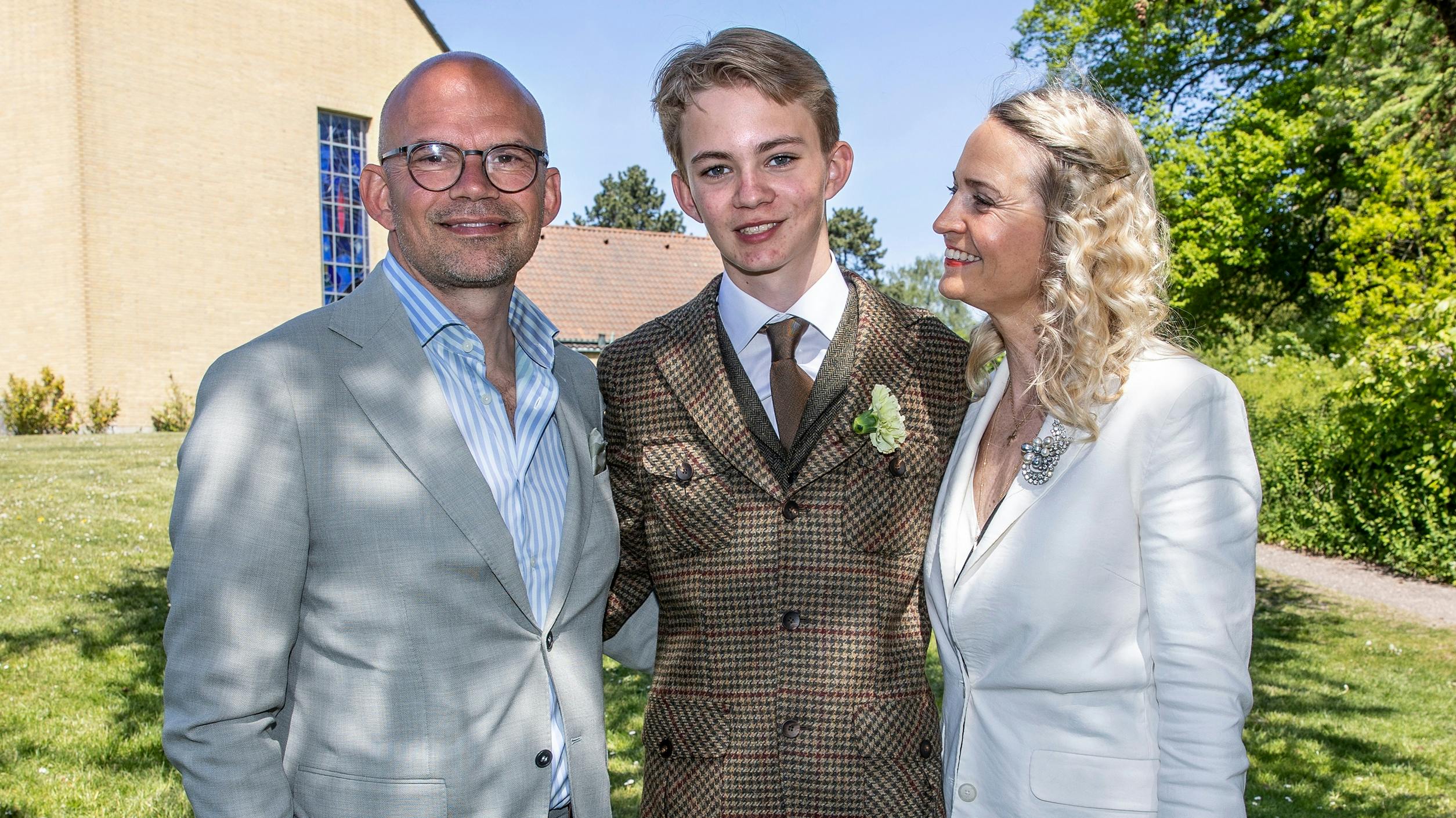Jesper Vollmer og Annette Heick med deres yngste søn, Storm.