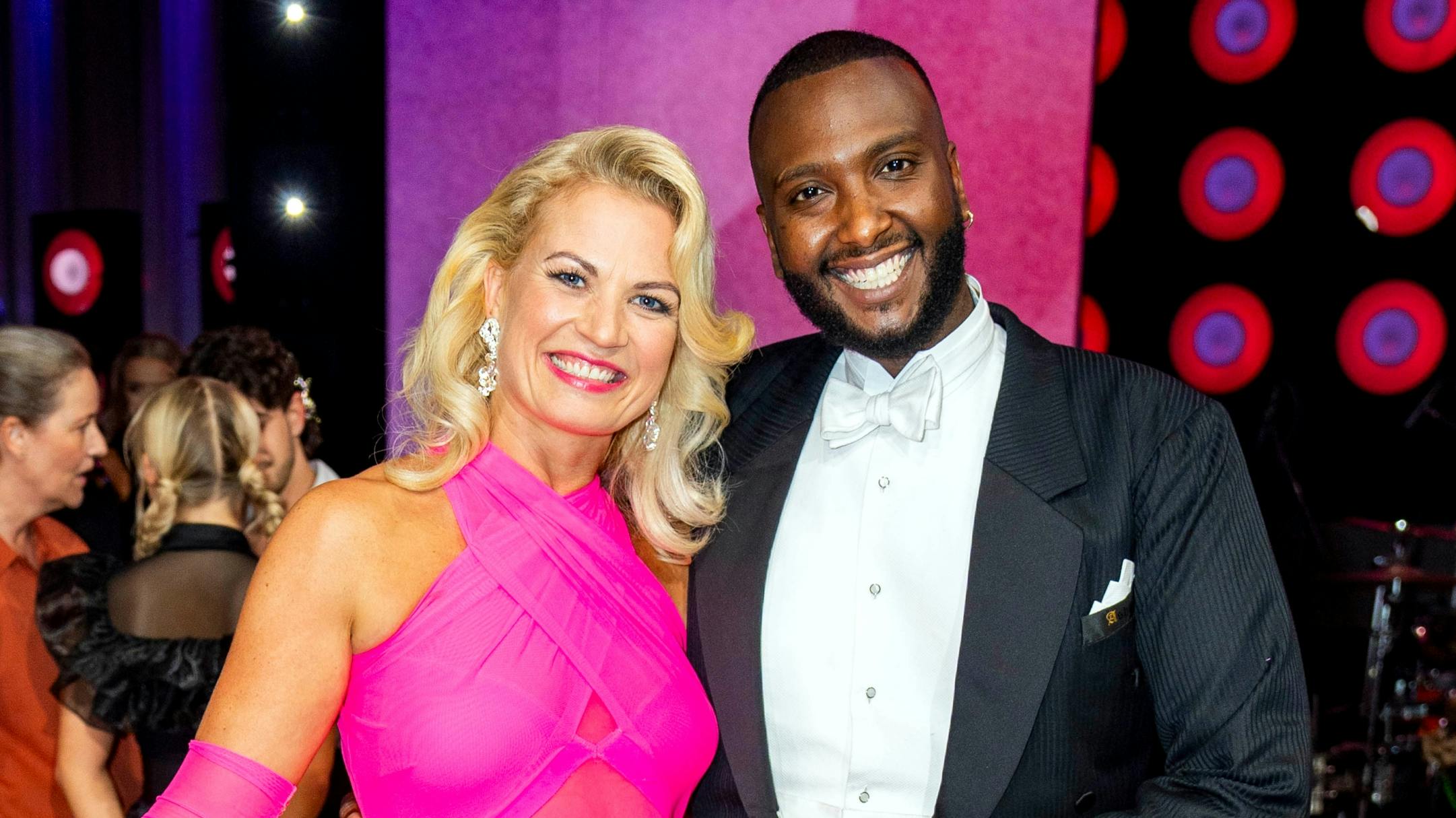 Mie Moltke og Kamal Hassan dansede sammen i "Vild med dans" i 2024. 