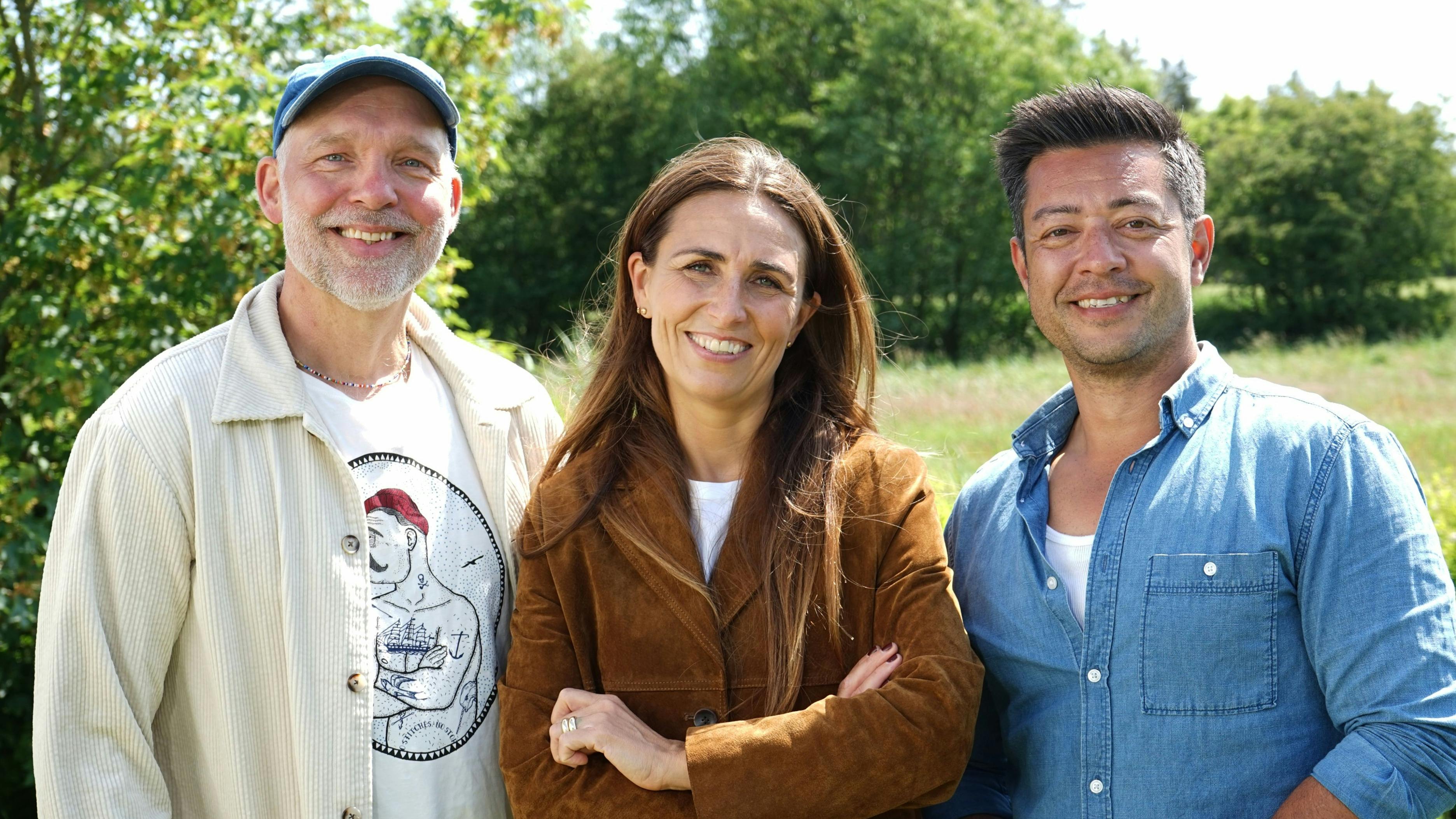 Kalle Thesbjerg, Line Franck og Dennis Lindequist fra "I hus til halsen".
