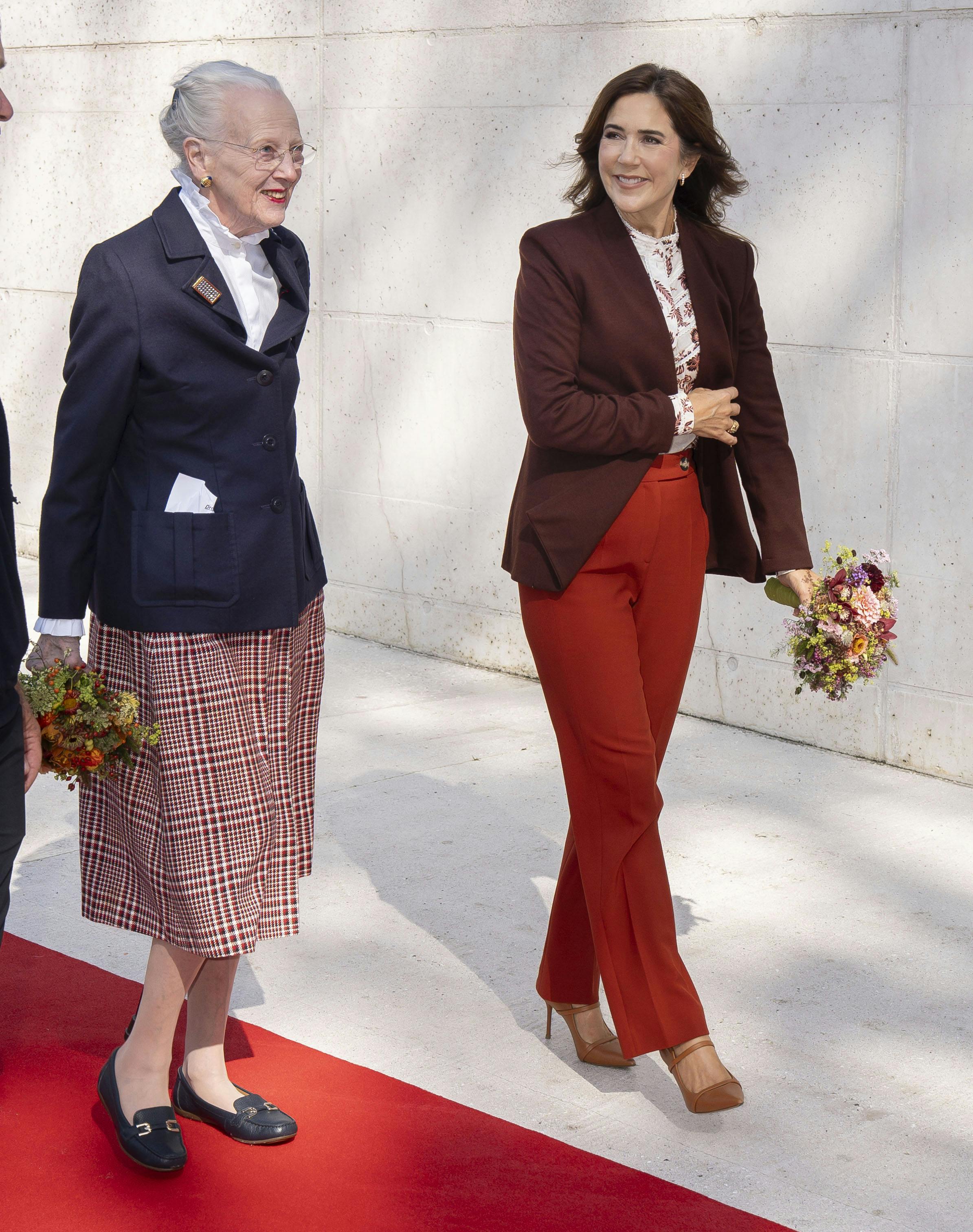 Dronning Margrethe og dronning Mary besøgte GeoCenter Møns Klint den 16. september 2025. 