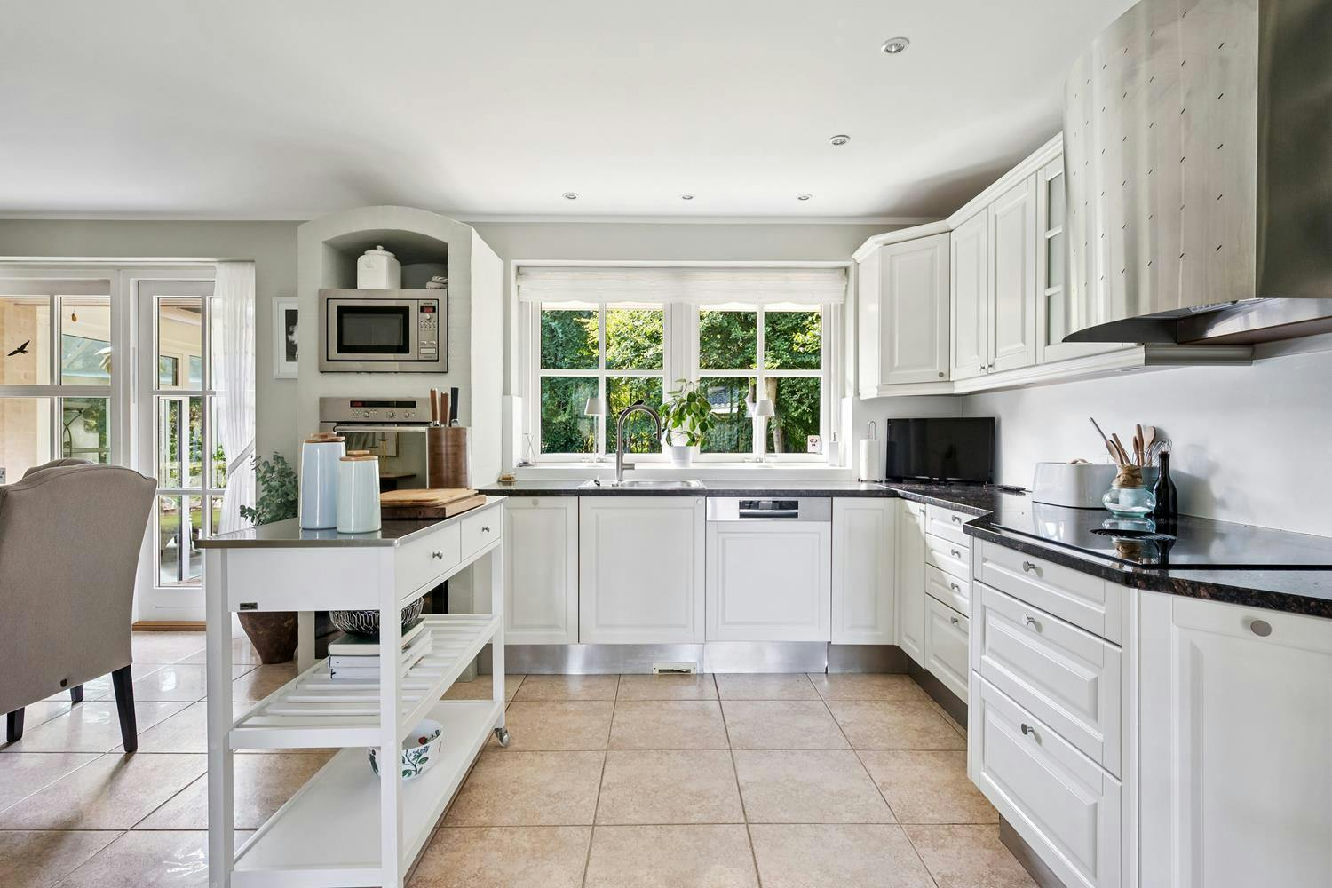 Anne og Hans Henrik Laxholms køkken.