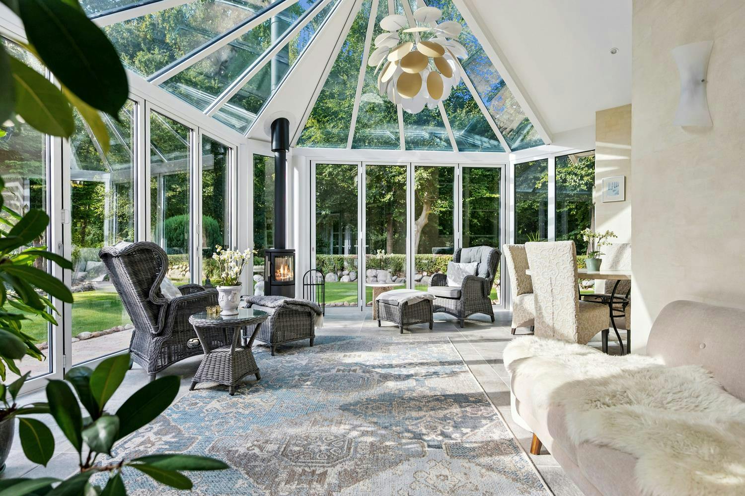 Anne Laxholm og Hans Henrik Laxholms udestue.