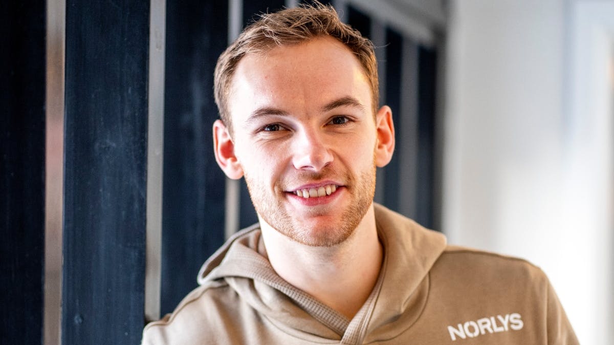 Mathias Gidsel fik debut på landsholdet i 2020.