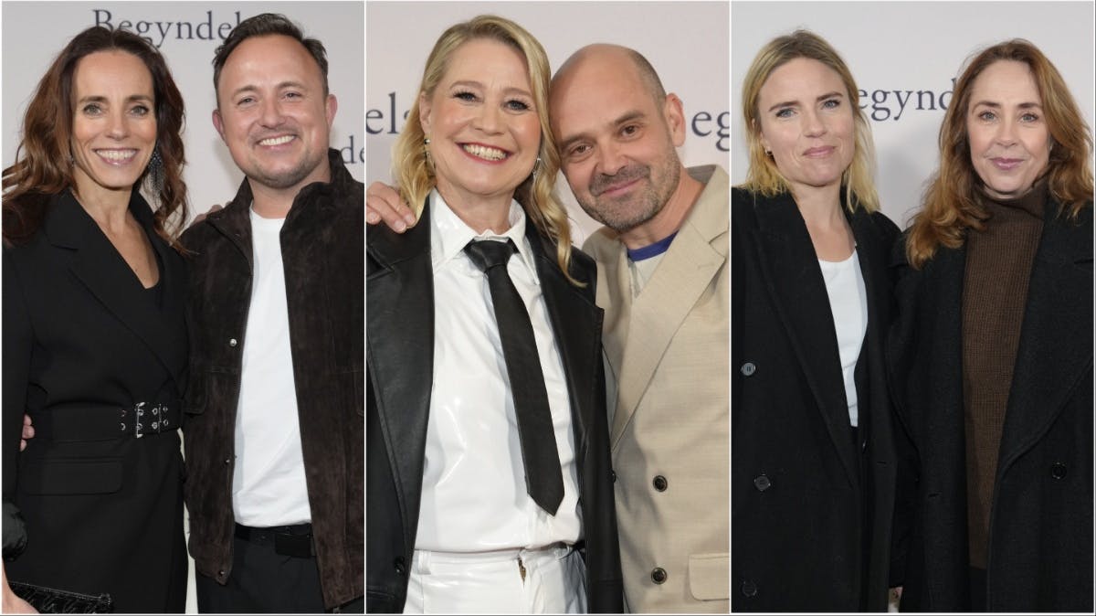 Gæster til premiere på "Begyndelser".