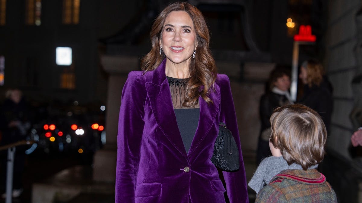 Dronning Mary fik en varm modtagelse af niårige Fridamarie