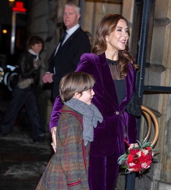 Dronning Mary tog sig godt af Fridamarie