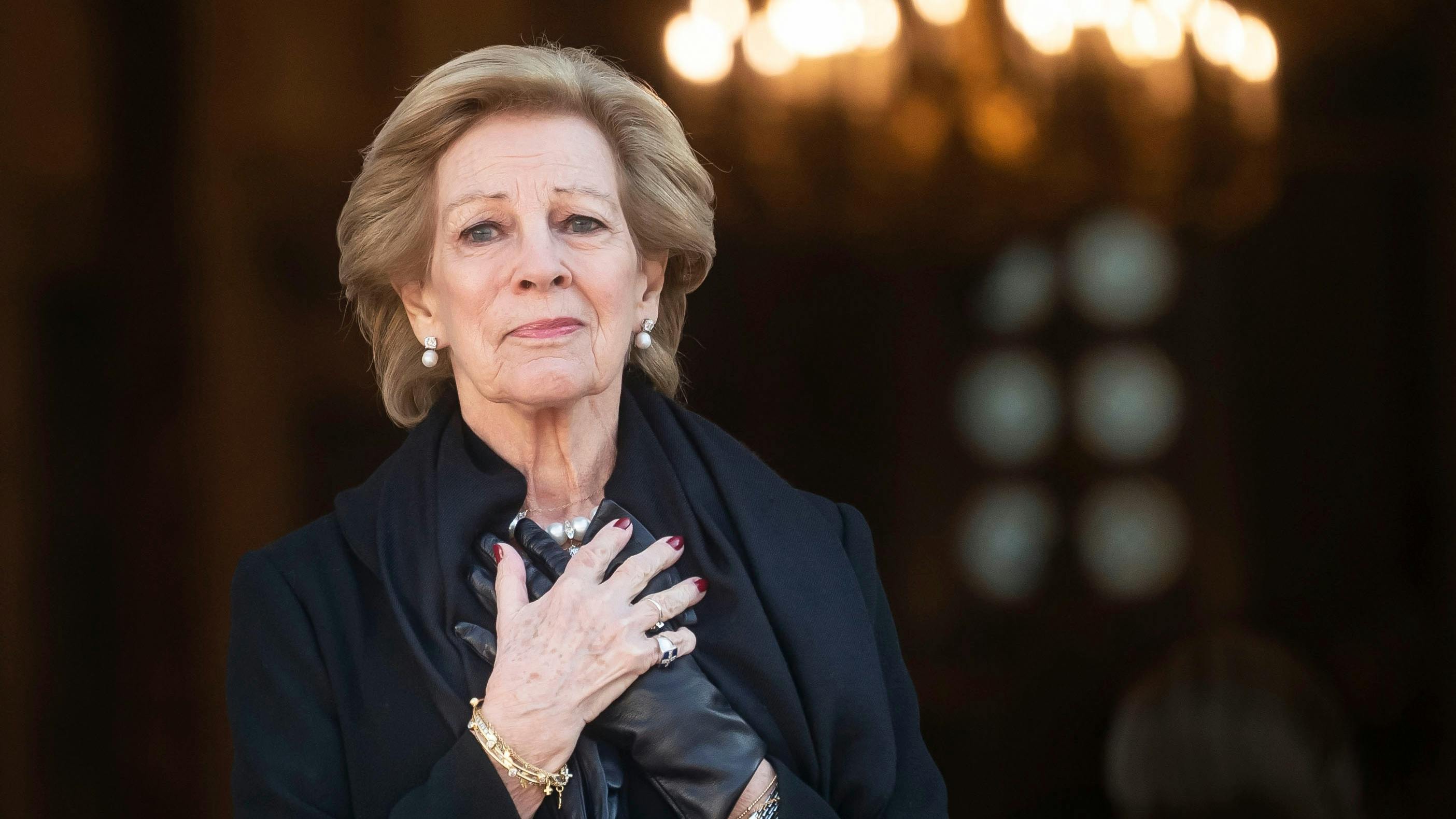 Dronning Anne-Marie sagde et sidste farvel til sin elskede Konstantin den 16. januar 2023. 