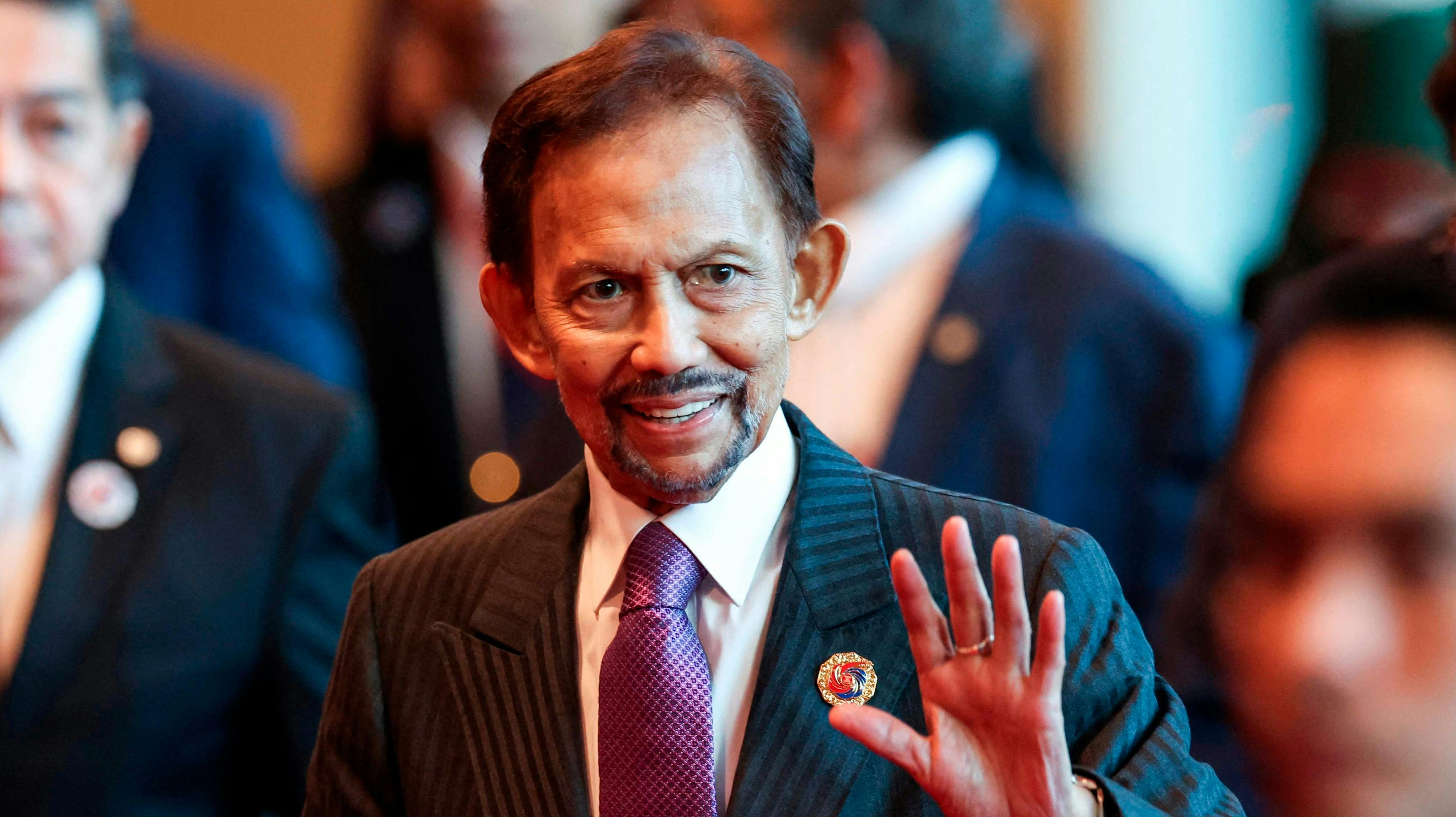 Sultan Hassanal Bolkiah er 79 år gammel. 