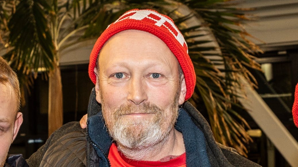 Lars Mikkelsen er i Boxen fredag aften for at støtte håndboldherrerne. Billedet her er fra 2025. 