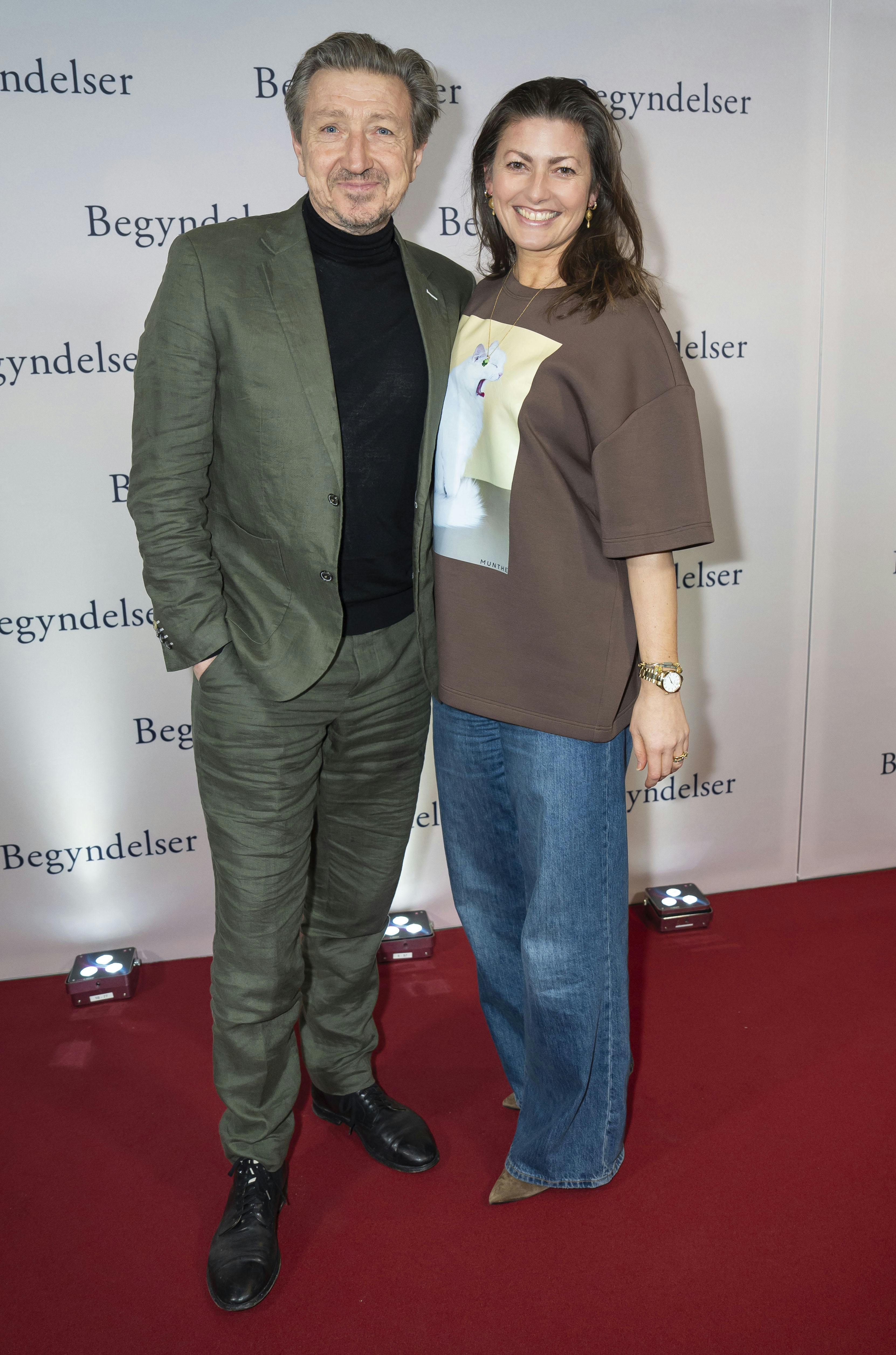 Nicolaj Kopernikus og Sara Maria Franch-Mærkedahl havde en perfekt dateaften til gallapremieren på "Begyndelser".