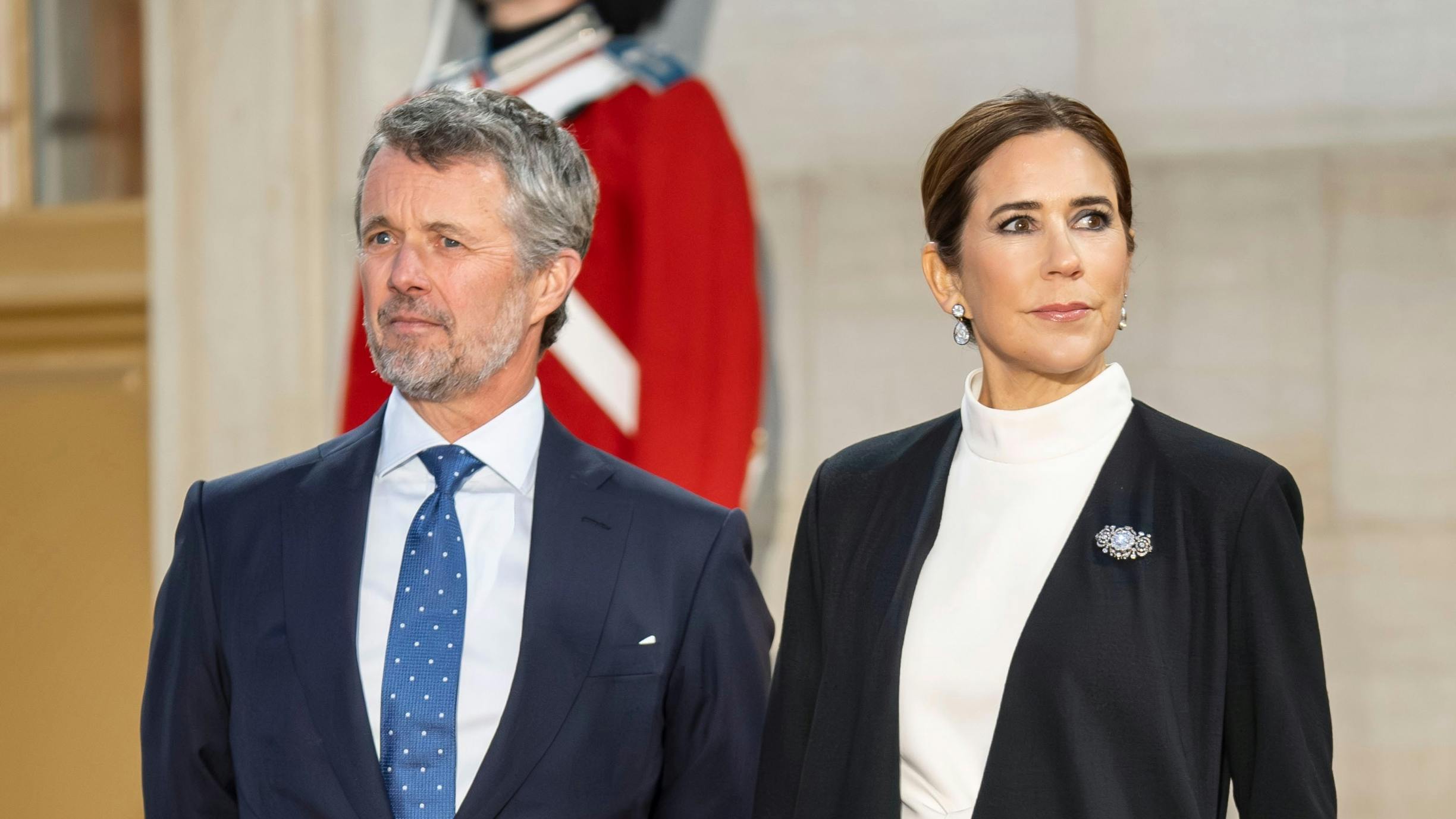 Kong Frederik og dronning Mary. 