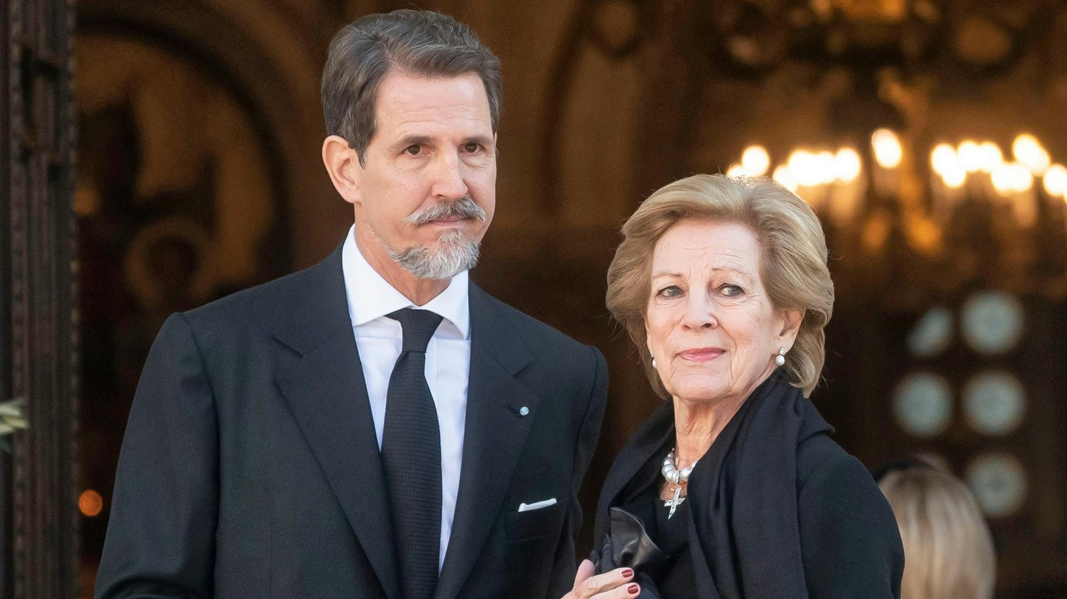 Pavlos de Grece og dronning Anne-Marie. 