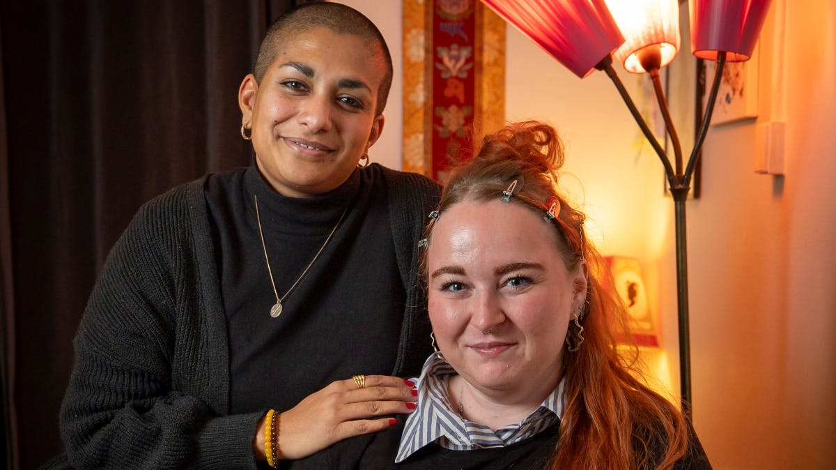 Zaya og Frederikke er det nye par i "Årgang 20". De er forældre til Billie på fem år.